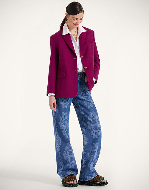 La DoubleJ Better Than Your Boyfriend's Jeans Bast Blue TRO0091DEN006BAS02BU03