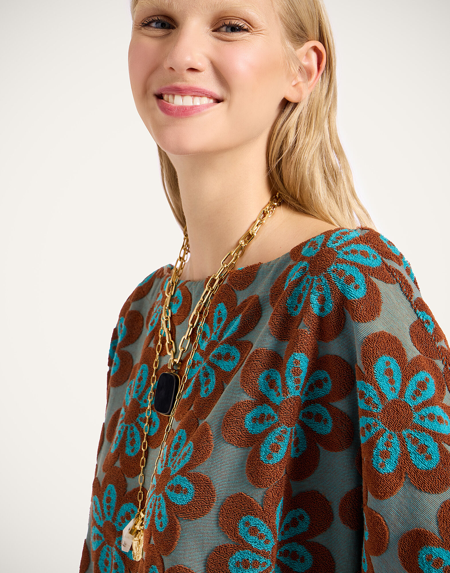 La DoubleJ Meditation Tee Caper Rust TSH0055JER061CEP02OR04