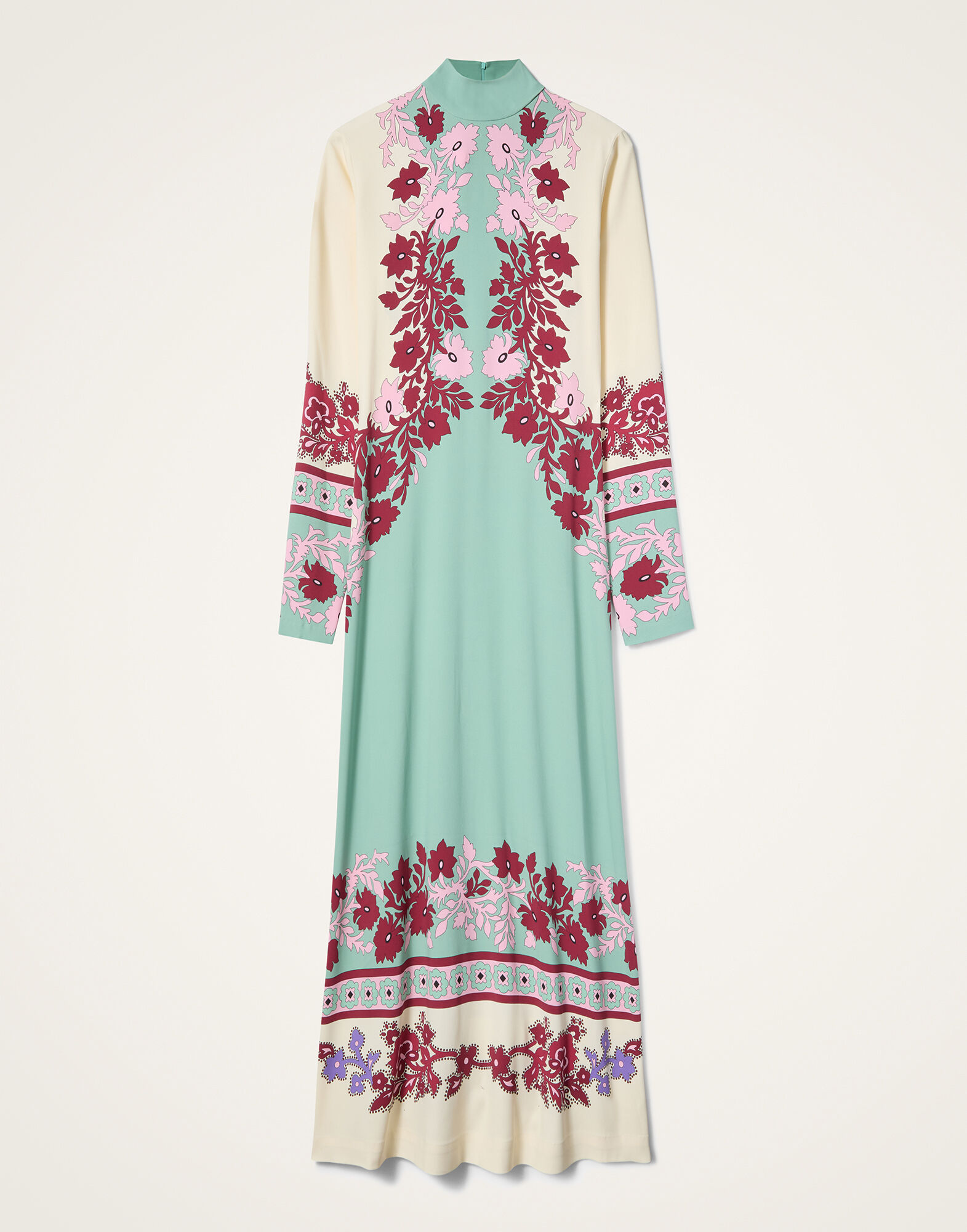 La DoubleJ Halle Dress Regalia Plac&eacute;e Menta DRE0444VIS011REG02GR11