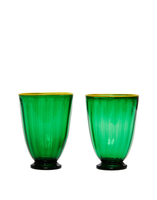 Rainbow Glass Set of 2