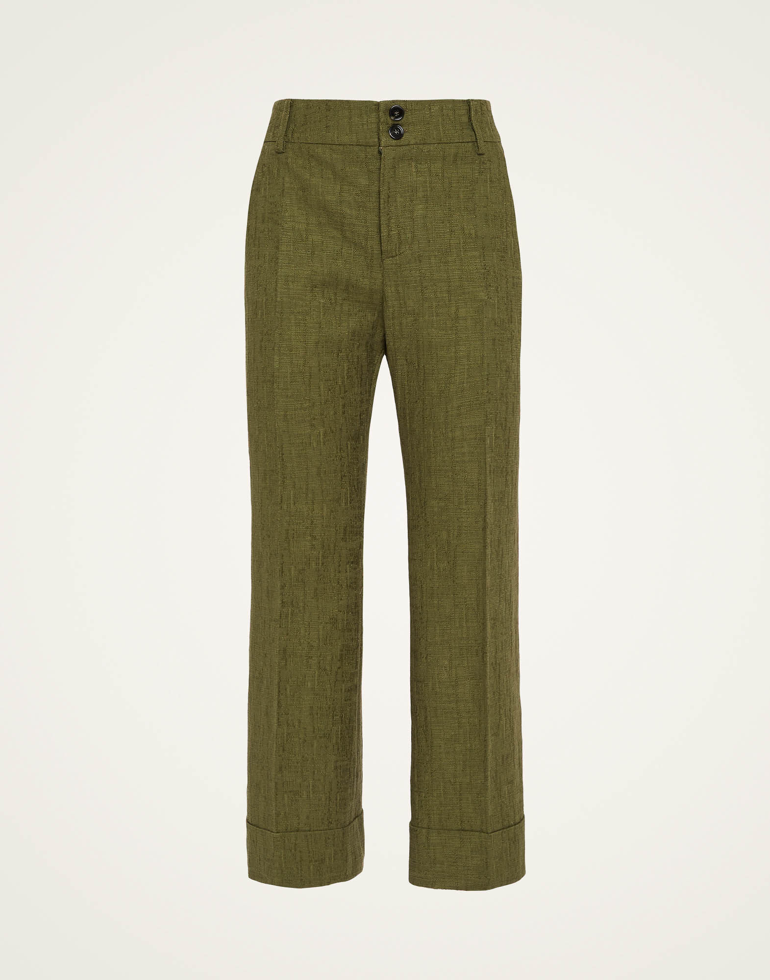 La DoubleJ Hendrix Pants Solid Camouflage TRO0014COT005SOLIDGR08