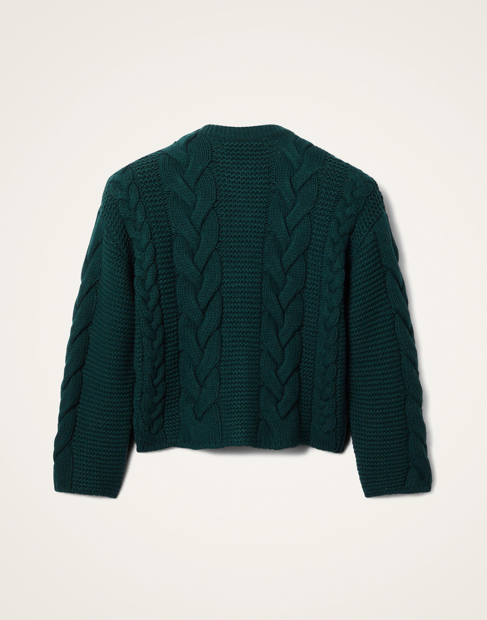 La DoubleJ Portrait Cardigan Solid Green PUL0211KNI120VA271GR02
