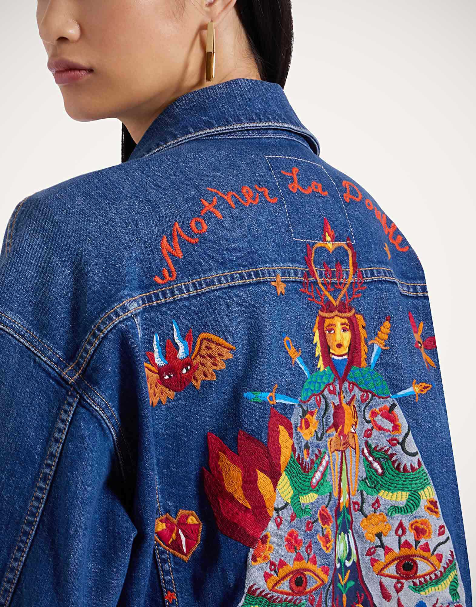 La DoubleJ The Drop It Drifter Jacket Always On Top Blue JAC0138DEN011ALW01BU03