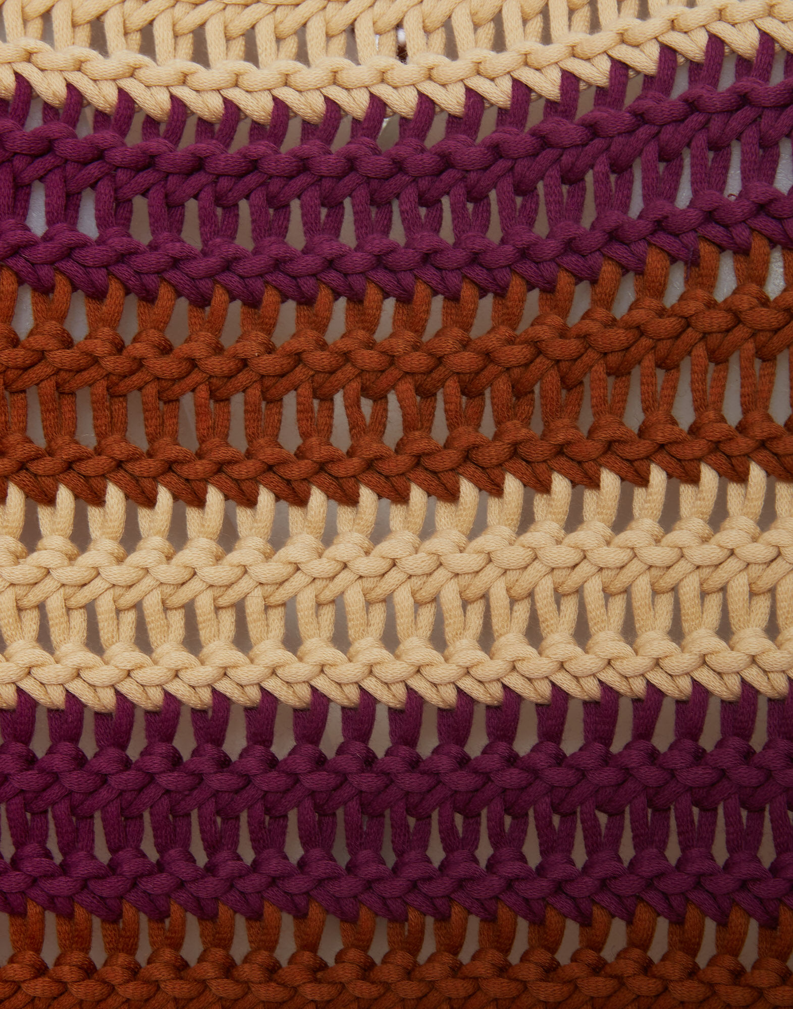 La DoubleJ Crop Sweater Multicolor Ivory PUL0142KNI104VA225WH04