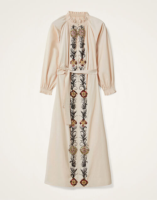 La DoubleJ Cerere Shirt Dress Solid Pale Pink DRE0974COT082NUC05PI02