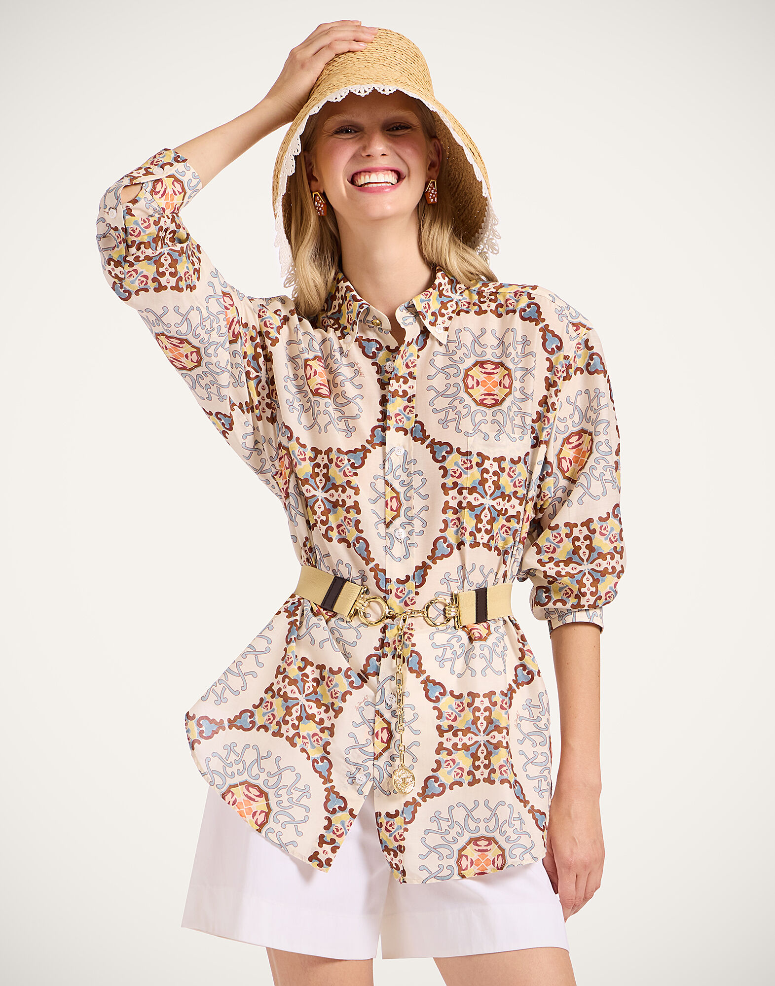 La DoubleJ Better Than Your Boyfriend's Shirt Ballata Ivory SHI0133SIL010BAL01WH04