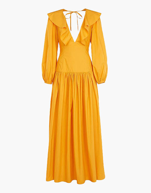 La DoubleJ Abito Della Vita Dress Solid Yellow DRE0343COT001MAR0003