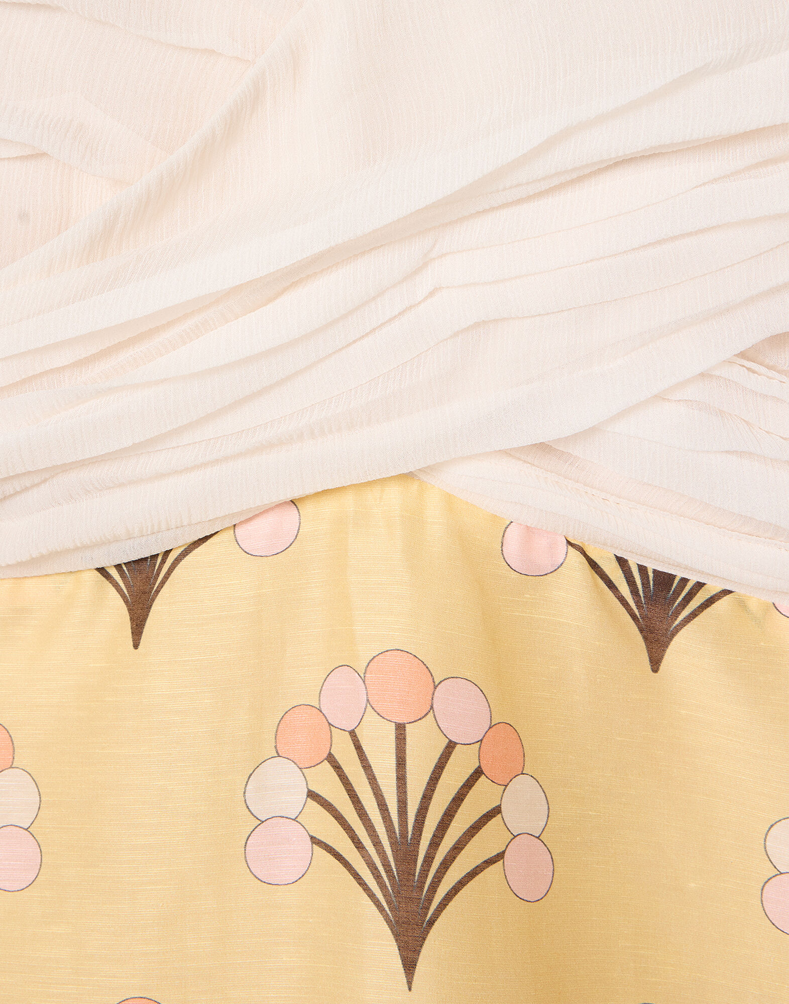 La DoubleJ En Pointe Dress Florette Yellow DRE1023LIN011FLO05YE02