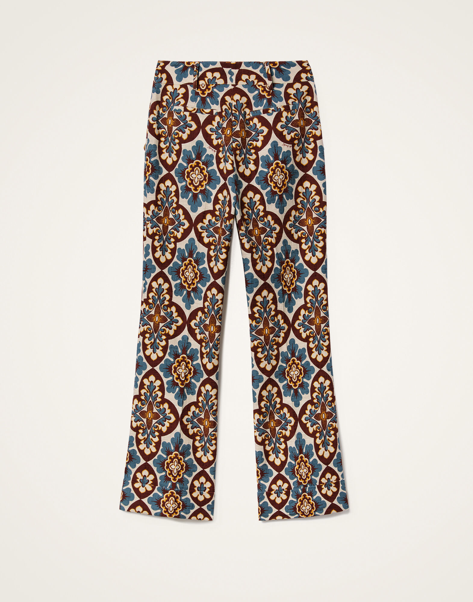 La DoubleJ Hendrix Pants Palazzo Chocolate TRO0014COT005PAL10BR07