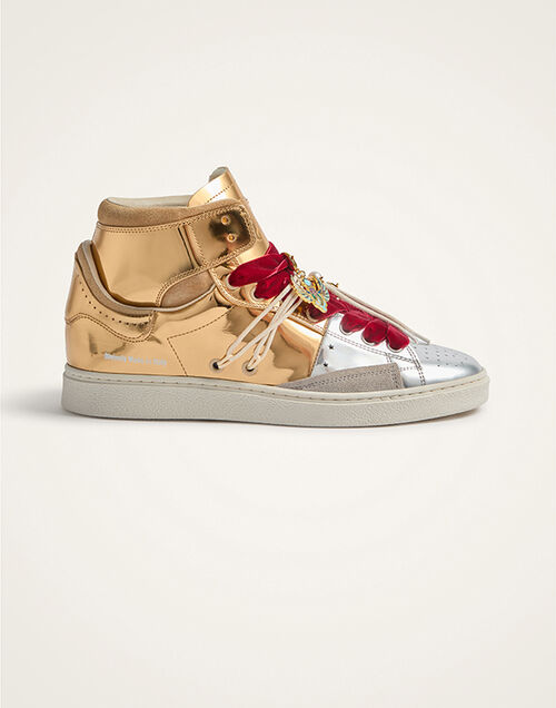 La DoubleJ All Time High Top Bicolor Gold SHO0113LEA018BIC01YE05