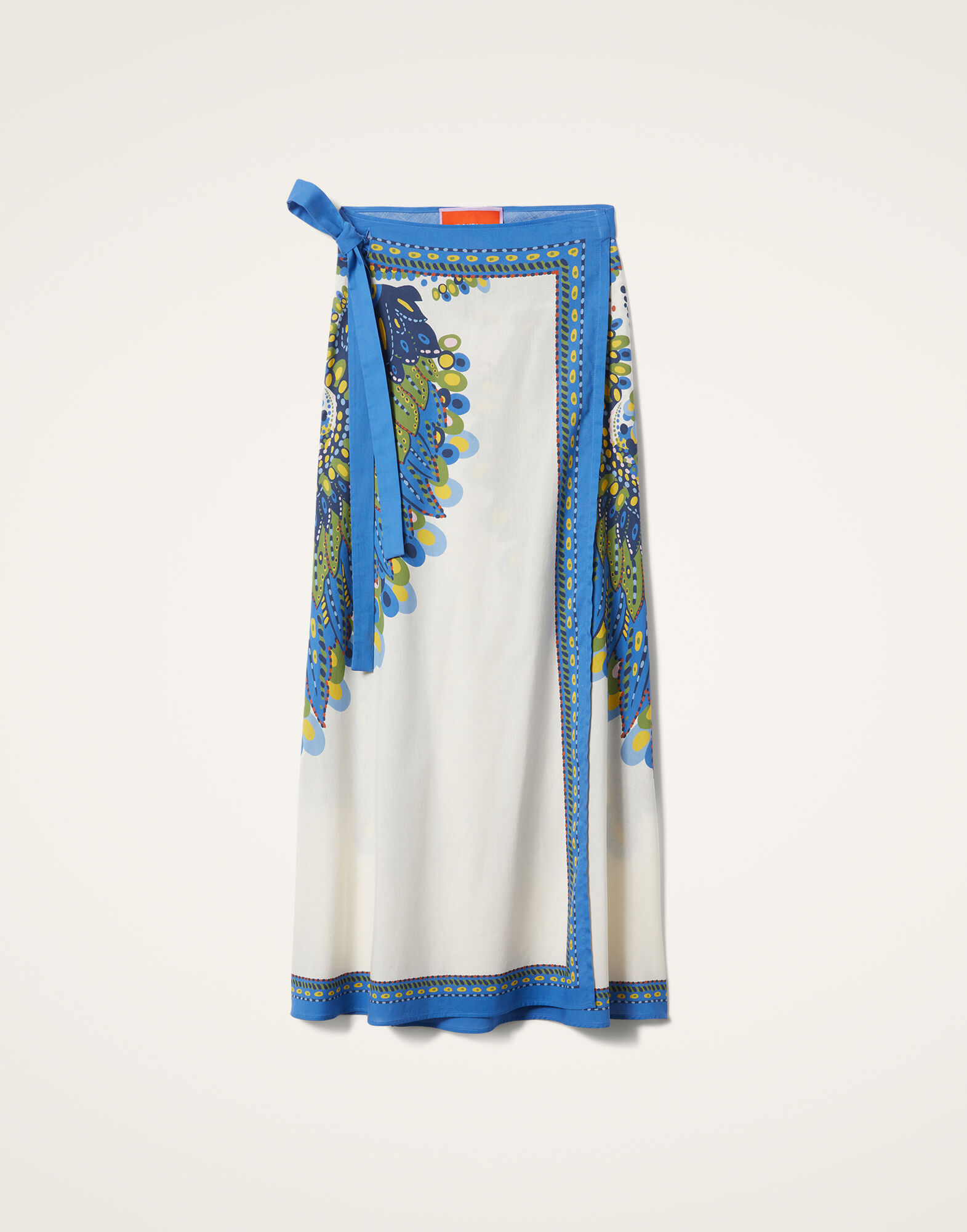 La DoubleJ Sarong Skirt Chakra Plac&eacute;e Multicolor SKI0122COT056CHA05MU01