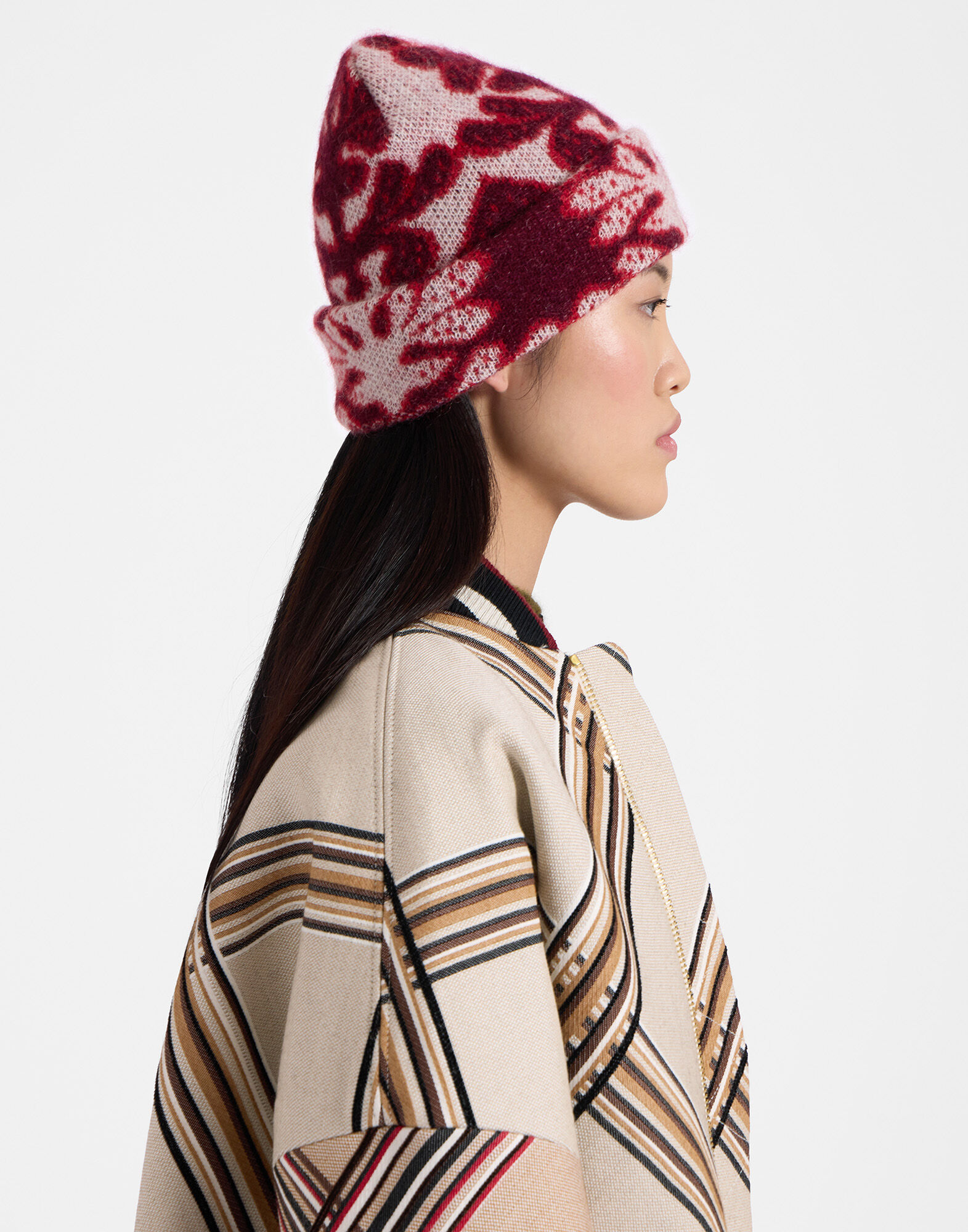 La DoubleJ Half-Light Hat Herald Cream HAT0032KNI137VA327WH03