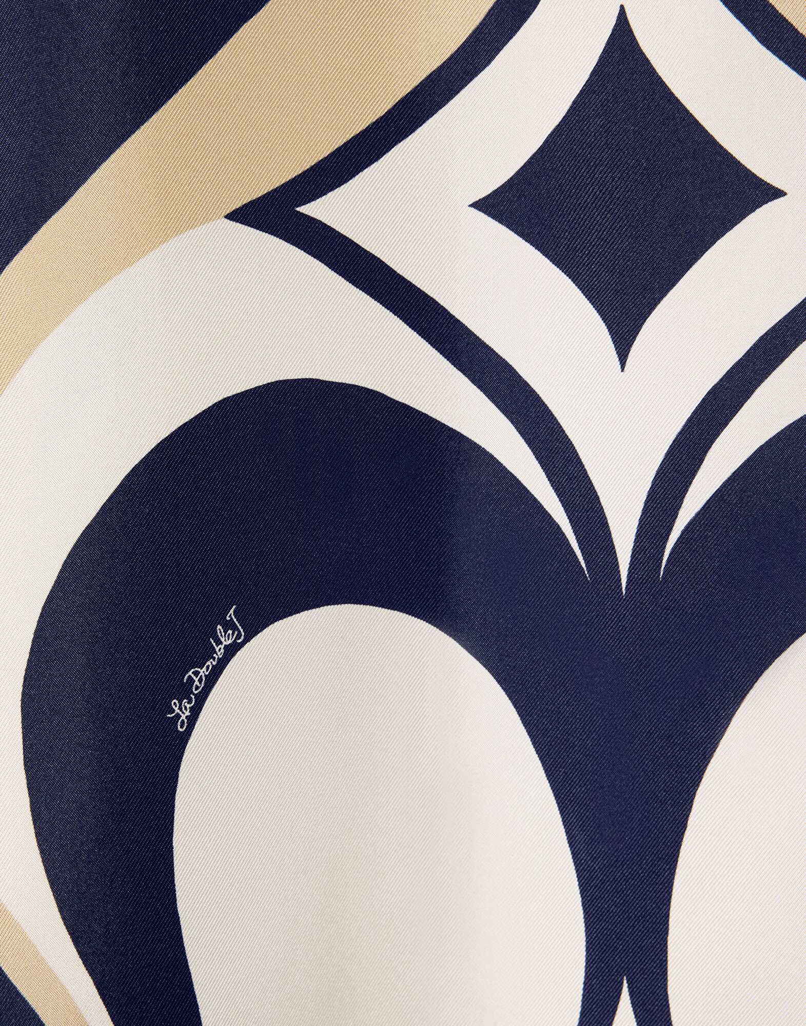 La DoubleJ Chemise Swing Dress Jive Macro White DRE0913SIL001JIV04WH01