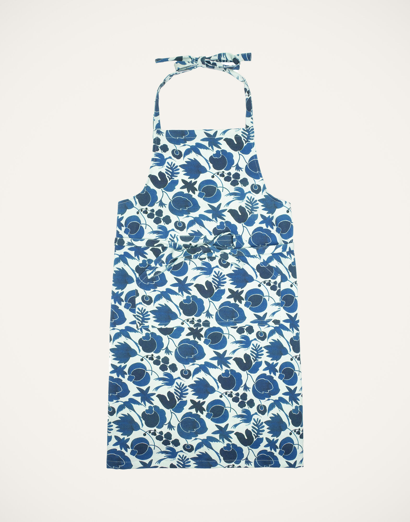 La DoubleJ Apron Wildbird Blu APR0001COT010CER0001