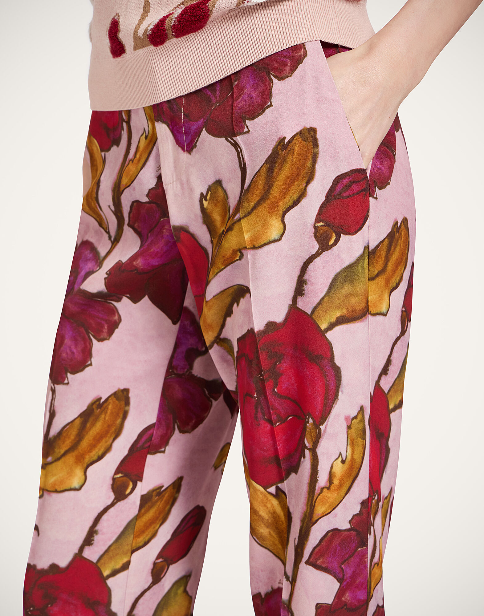 La DoubleJ Saturday Night Pants French Kiss Dusty Pink TRO0030SAB001FRK01PI10