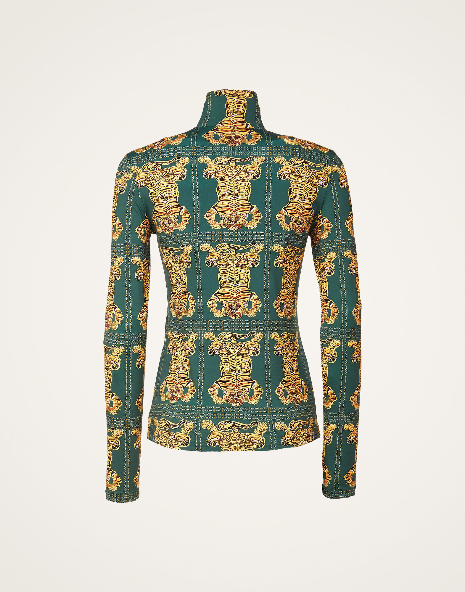 La DoubleJ Turtleneck Tiger Tiles SHI0030JER005TIG0003