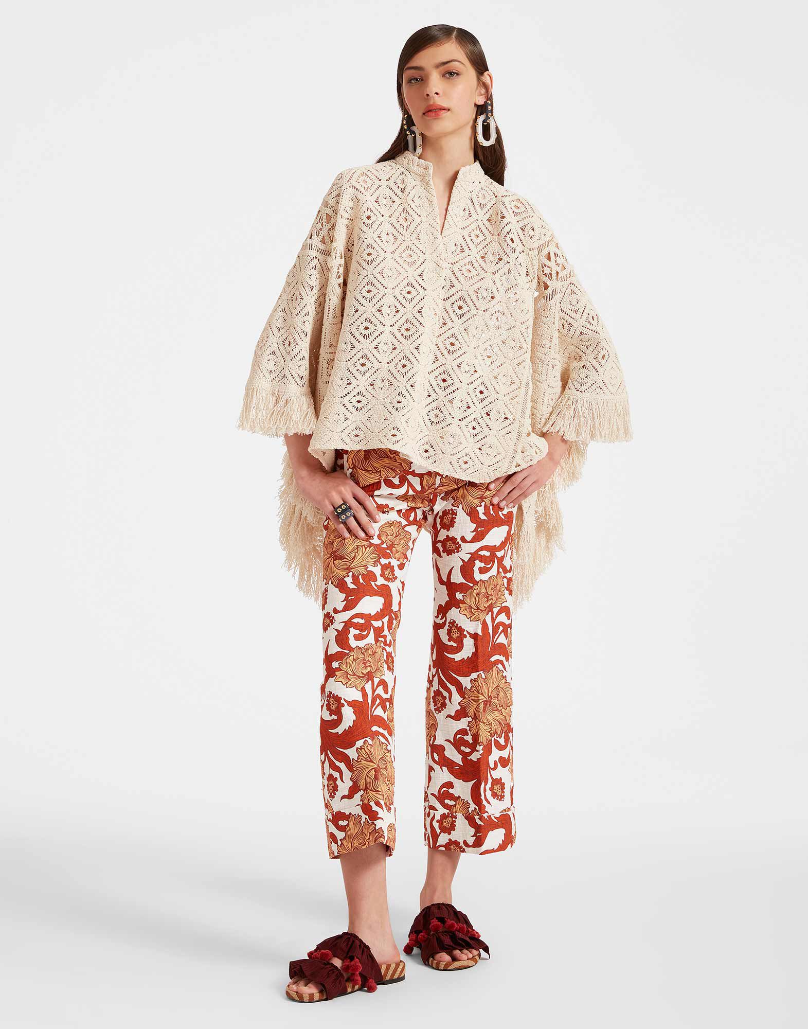 La DoubleJ Hendrix Pants Reef White TRO0014COT005REE01WH01