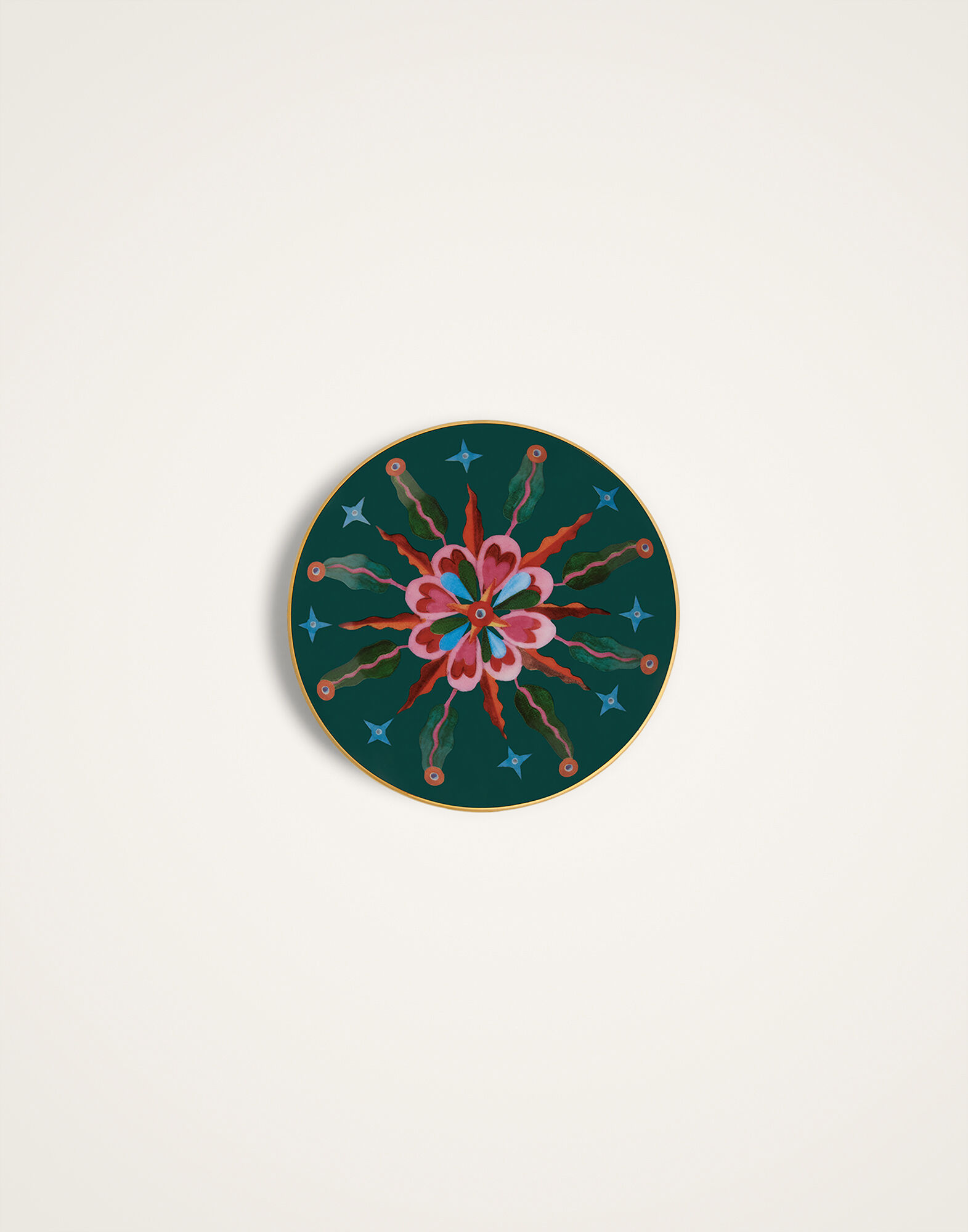 La DoubleJ Mini Plates Set of 5 Flora and Fauna Multicolor SID0007CER001HLE07MU03