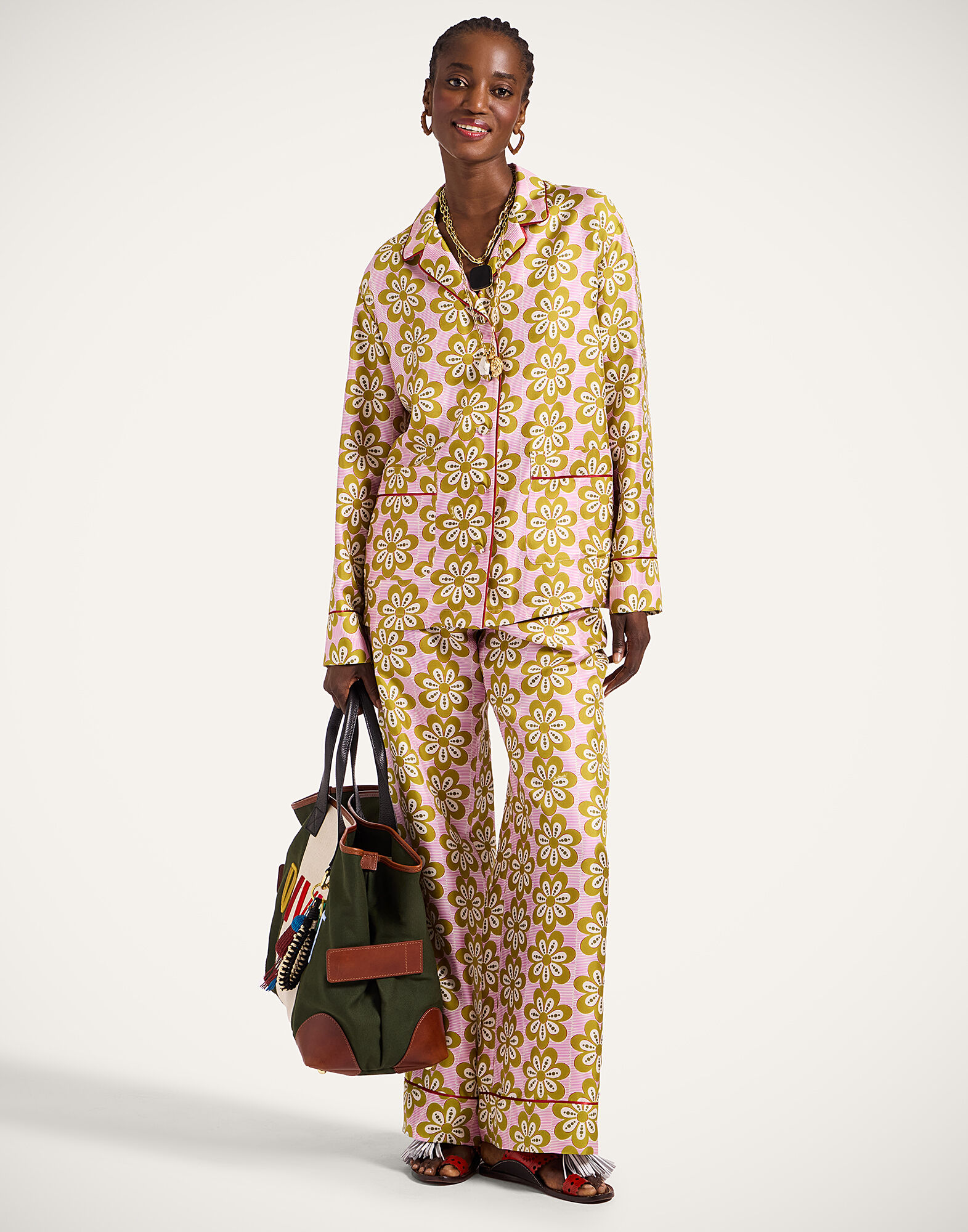 Pajama Pants in Caper Pink for Women | La DoubleJ US