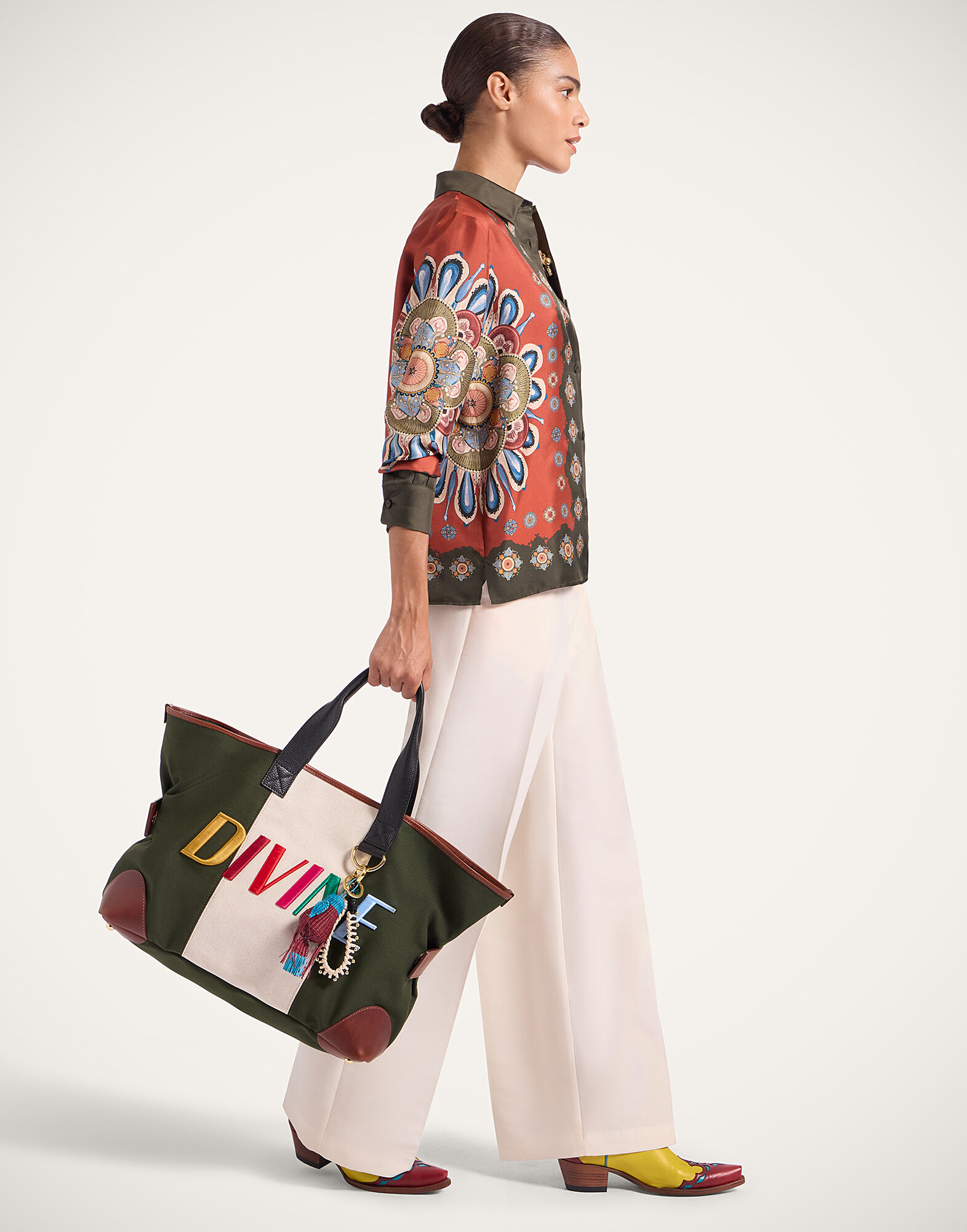 La DoubleJ Boy Shirt Nucleus Plac&eacute;e Rust SHI0040SIL001NUC06OR04