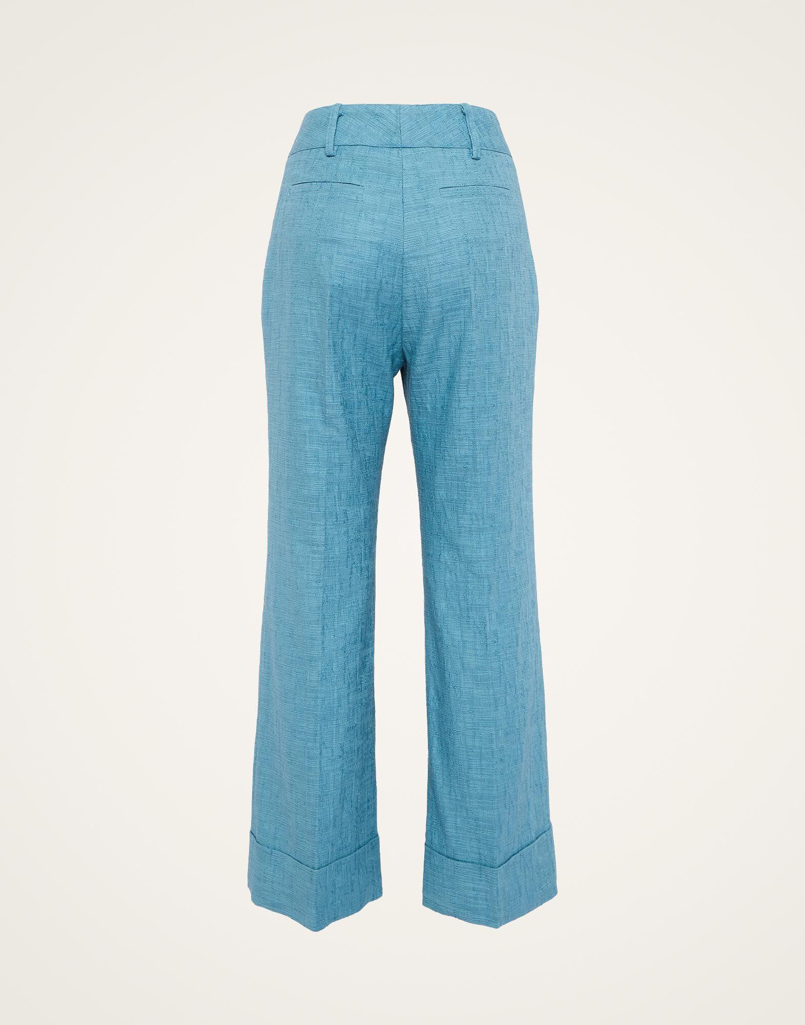 La DoubleJ Hendrix Pants Solid Light Blue TRO0014COT005SOLIDBU01