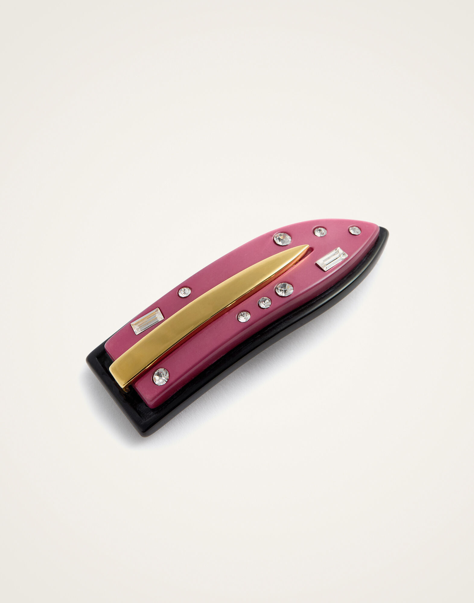 La DoubleJ Jazzy Salon Clip Solid Purple CLI0001POL008SOLIDPU01