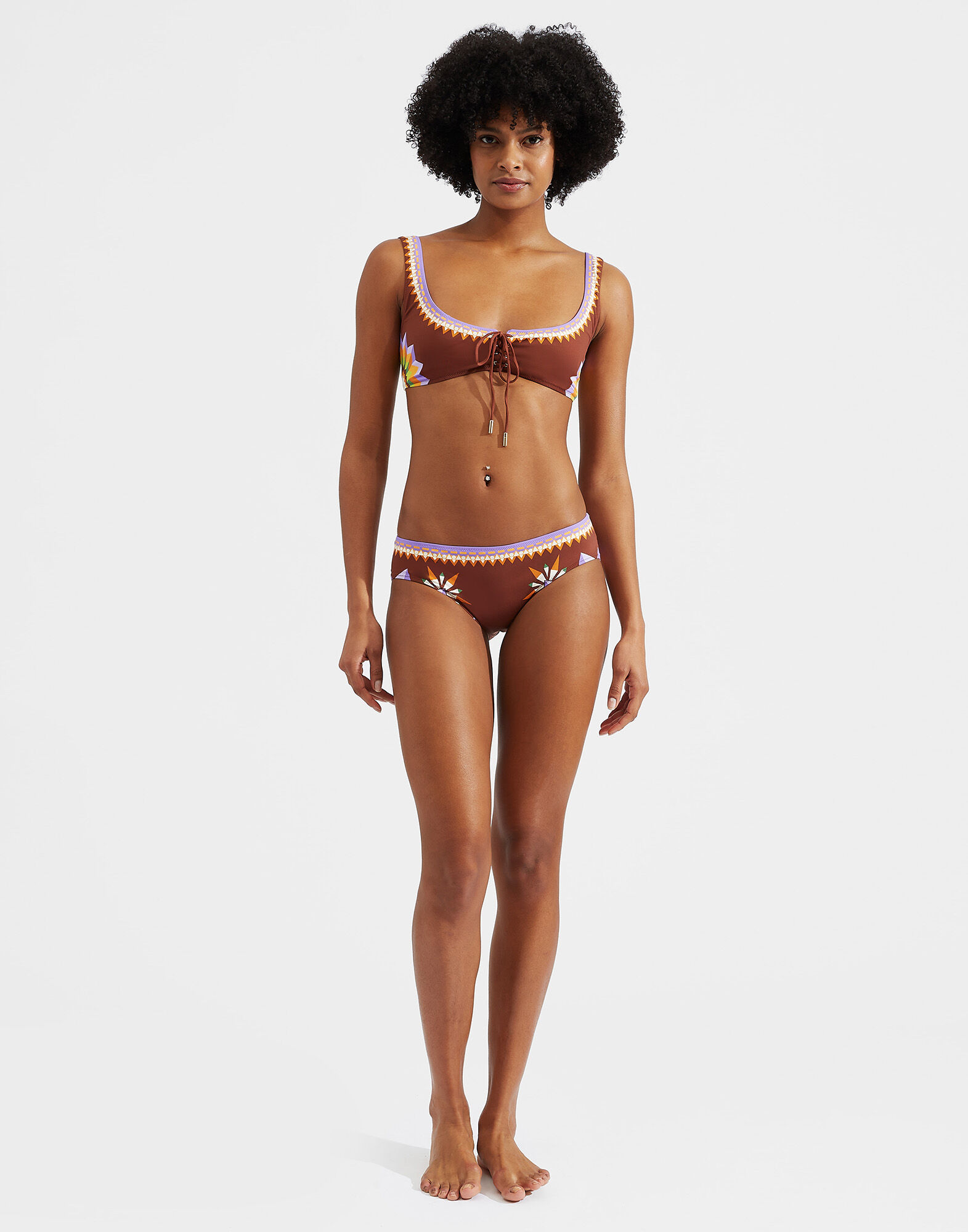 La DoubleJ Sunset Bikini Top Sunset Moro Plac&eacute;e SWI0046LYC006SUS0002