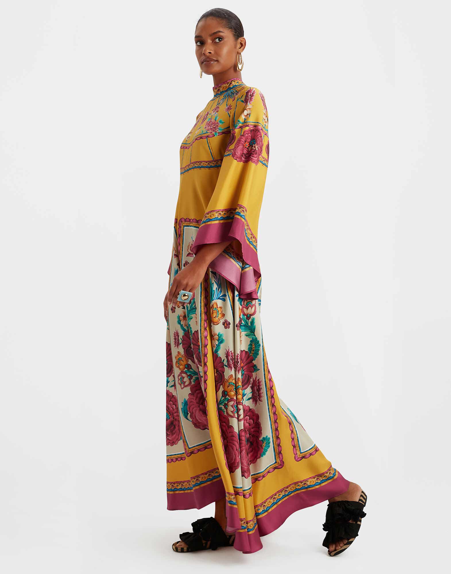 La DoubleJ Magnifico Dress Zodiac Plac&eacute;e Marigold DRE0232SIL006ZOD01OR05