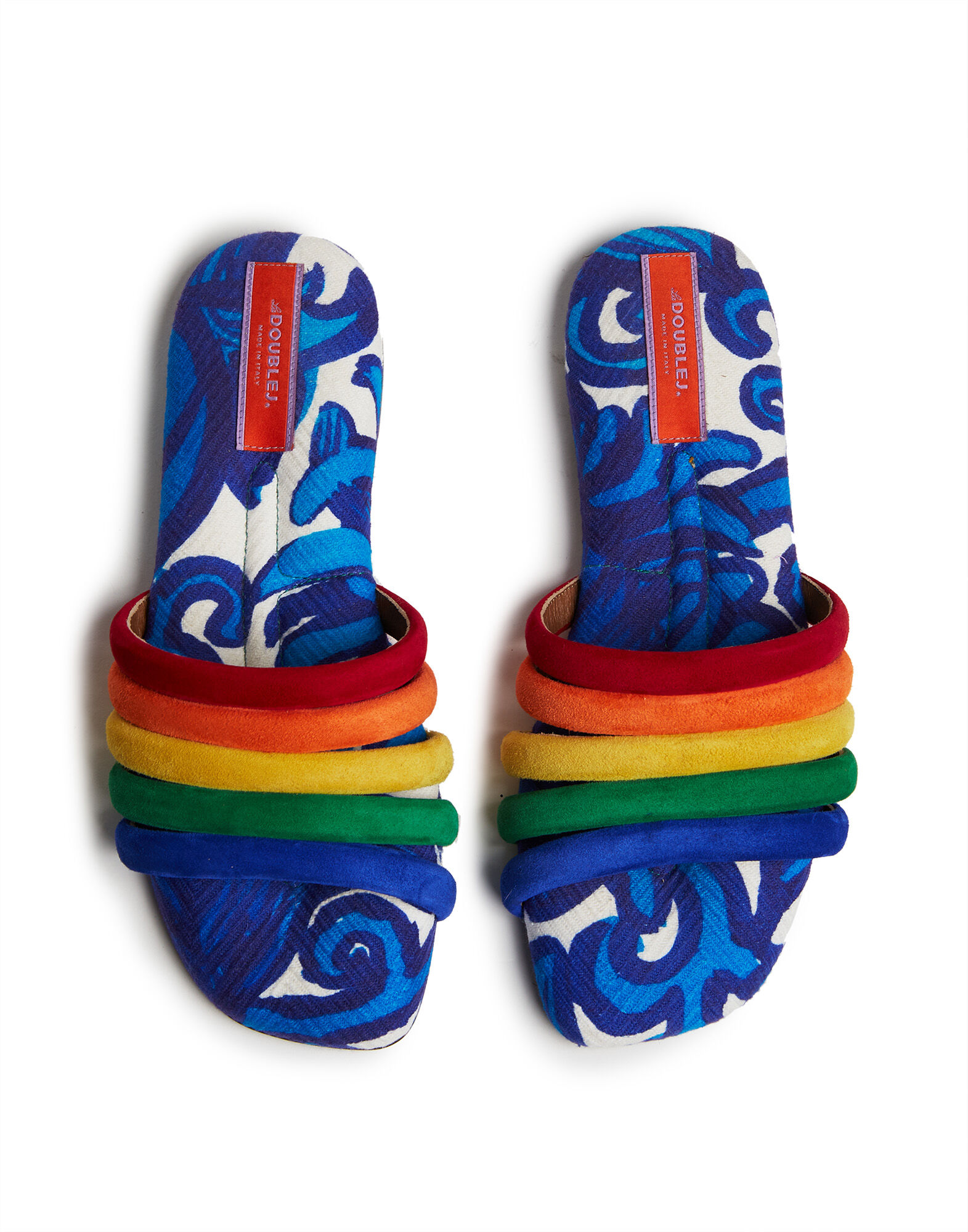 La DoubleJ Tones Slide Anemone SHO0058COT040ANE01BU03