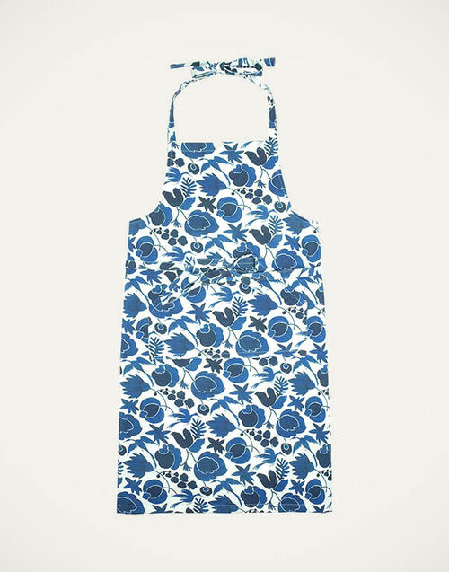 La DoubleJ Apron Wildbird Blu APR0001COT010CER0001