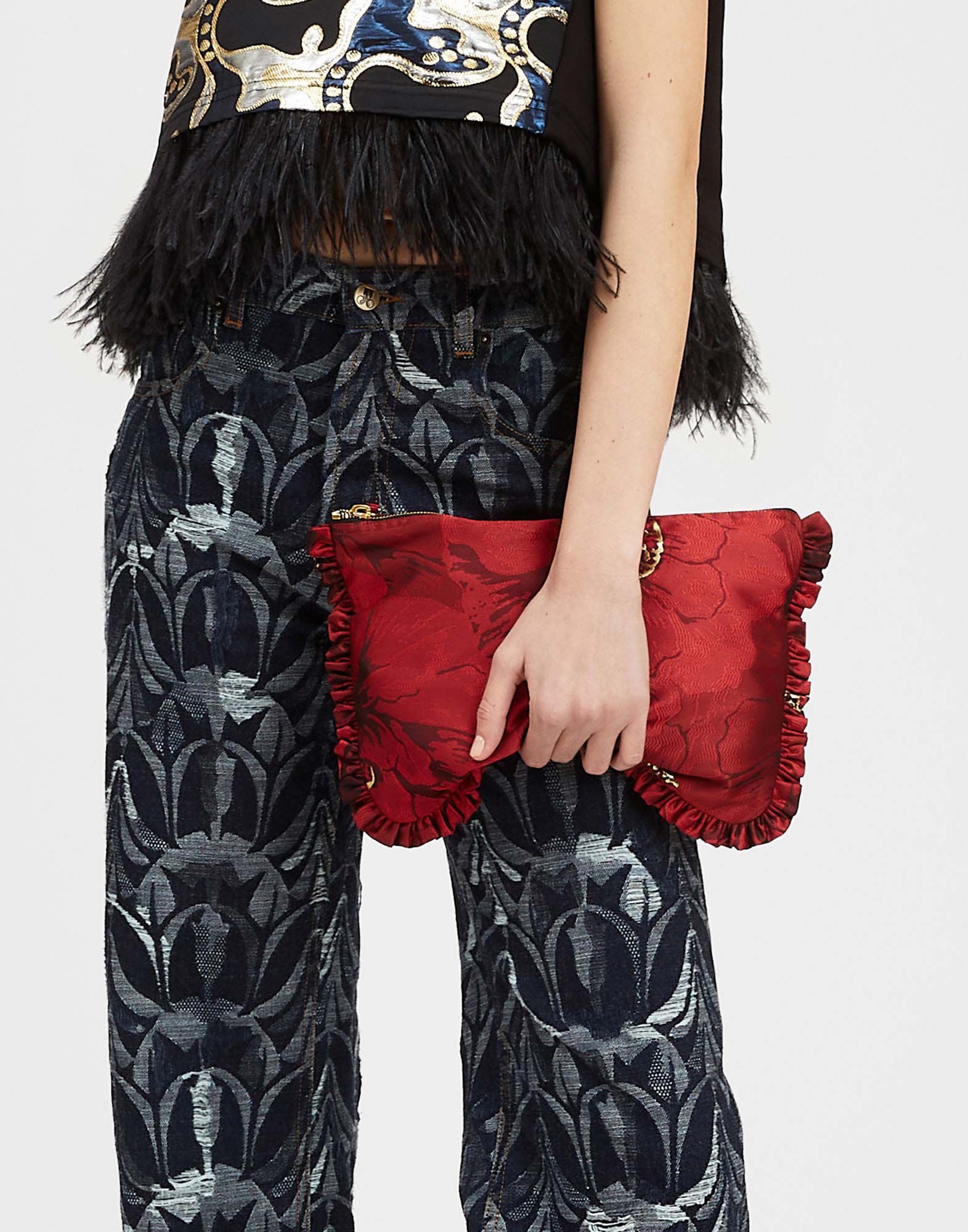 La DoubleJ Hand Pochette Ruby Red BAG0002JCQ062RUB01RE01