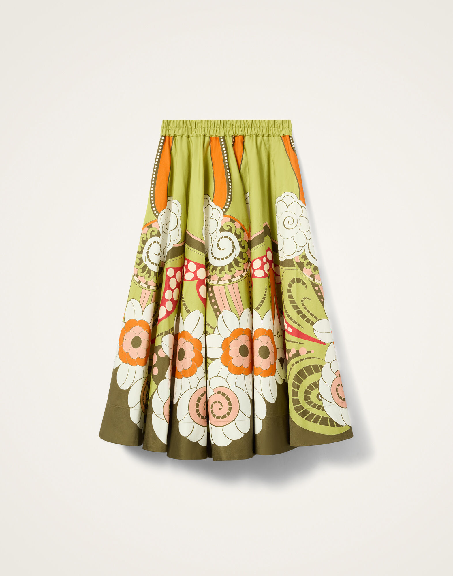 La DoubleJ Ballerina Skirt Dragonfly Plac&eacute;e Green SKI0199COT094DRF01GR02