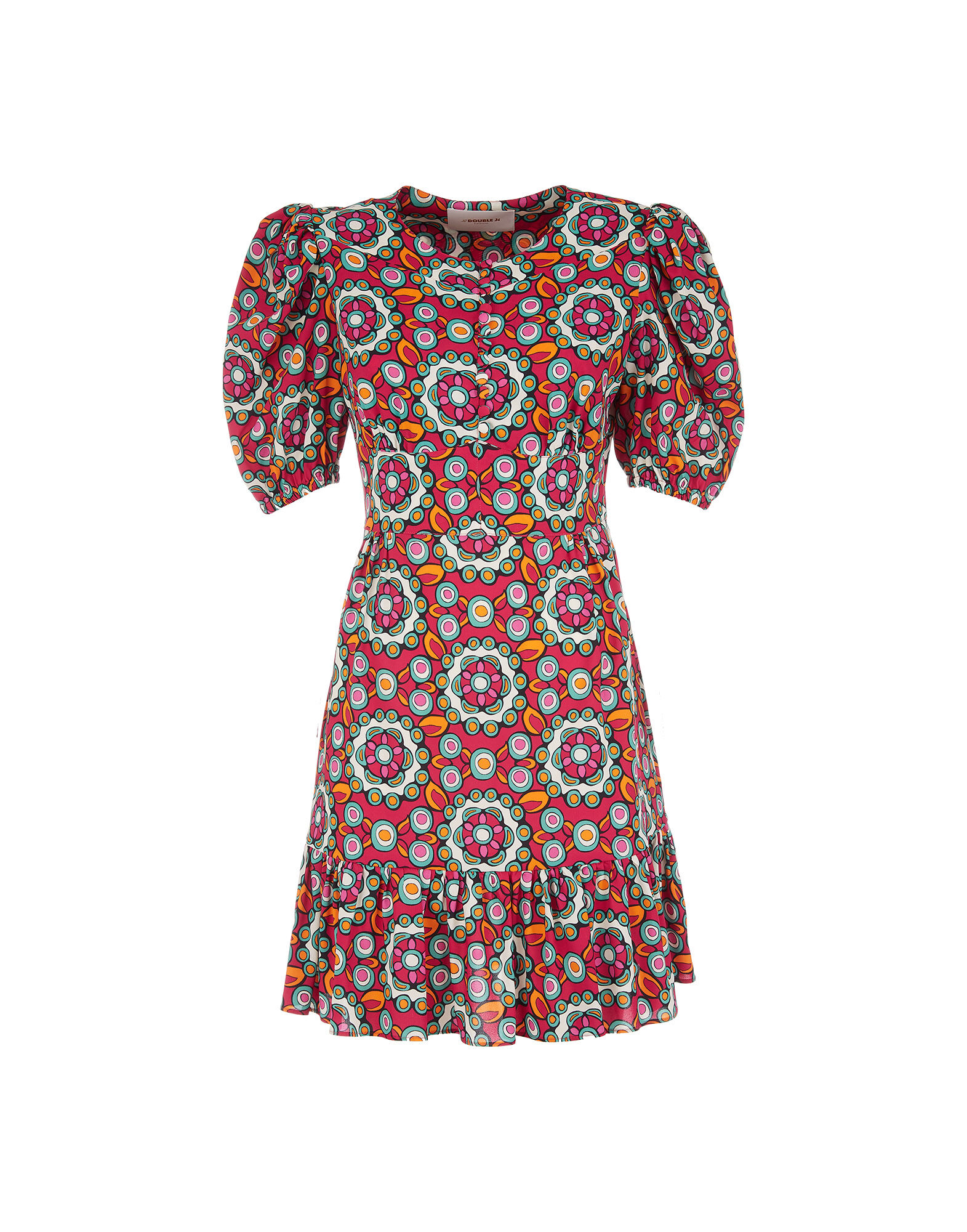 LaDoubleJ Coquette Dress Kaleidoscope Fuxia DRE0249VIS001KAL0004