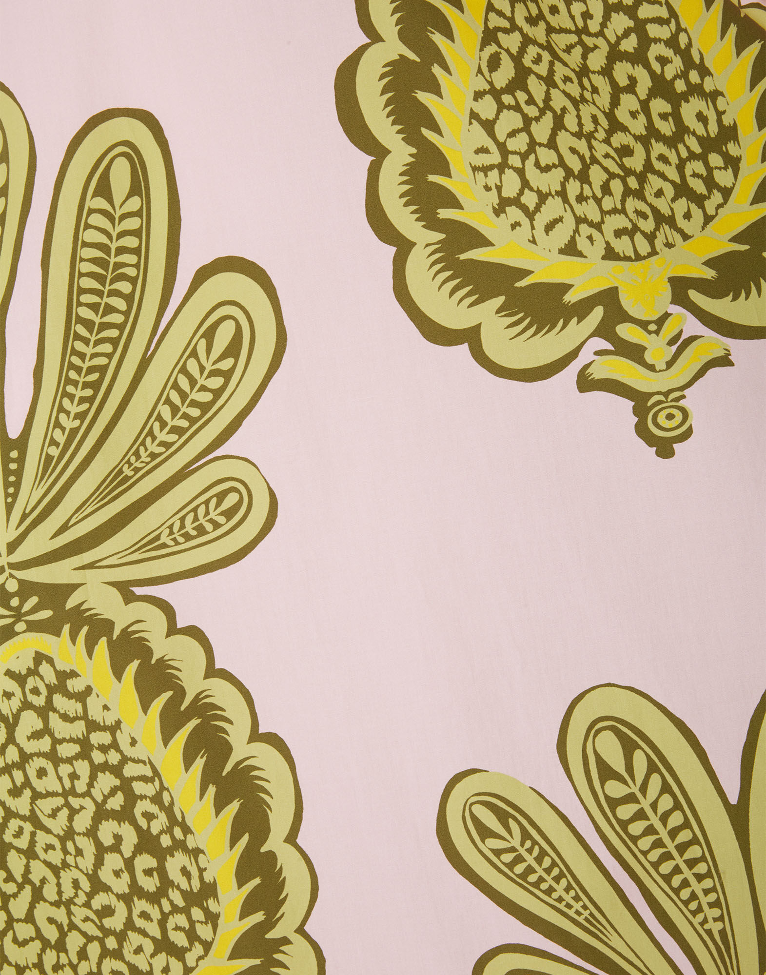 La DoubleJ Capalbio Dress Big Pineapple Pink DRE0320COT039PNP01PI01