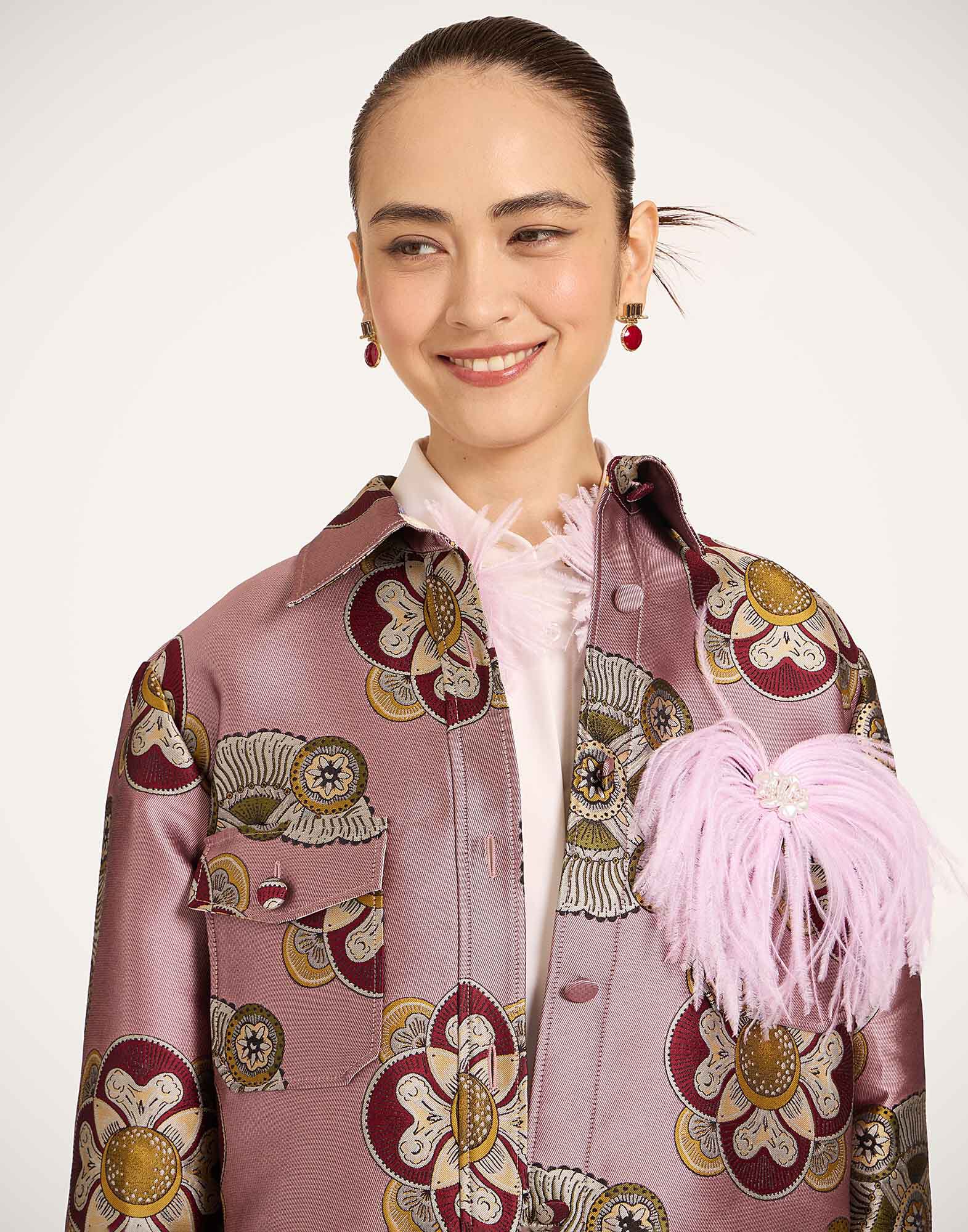 La DoubleJ Better Than Your Boyfriend's Jacket Nucleus Dusty Pink JAC0112JCQ114NUC03PI10