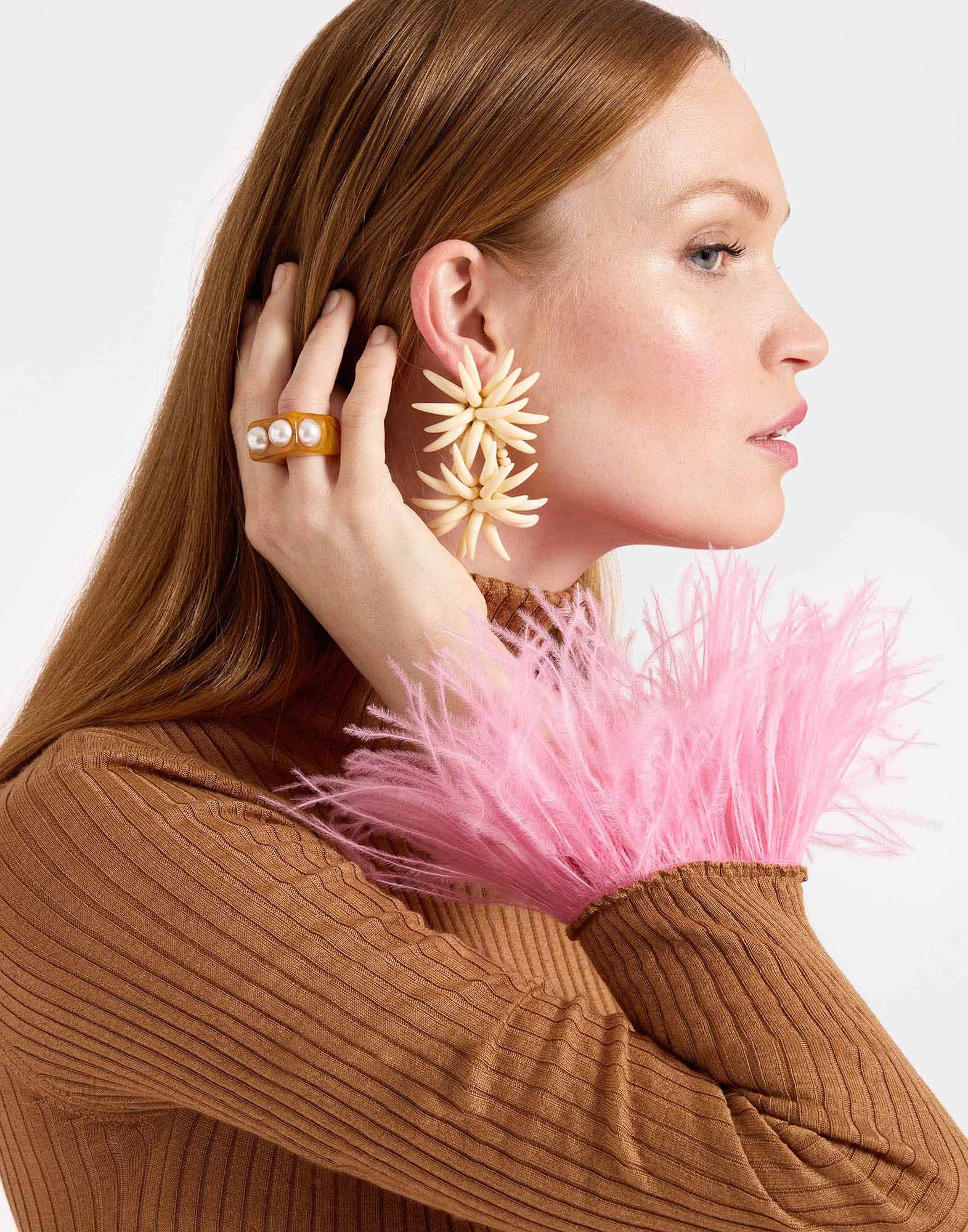 La DoubleJ Nefertiti Ring Solid Rust RIN0007POL007SOLIDOR04