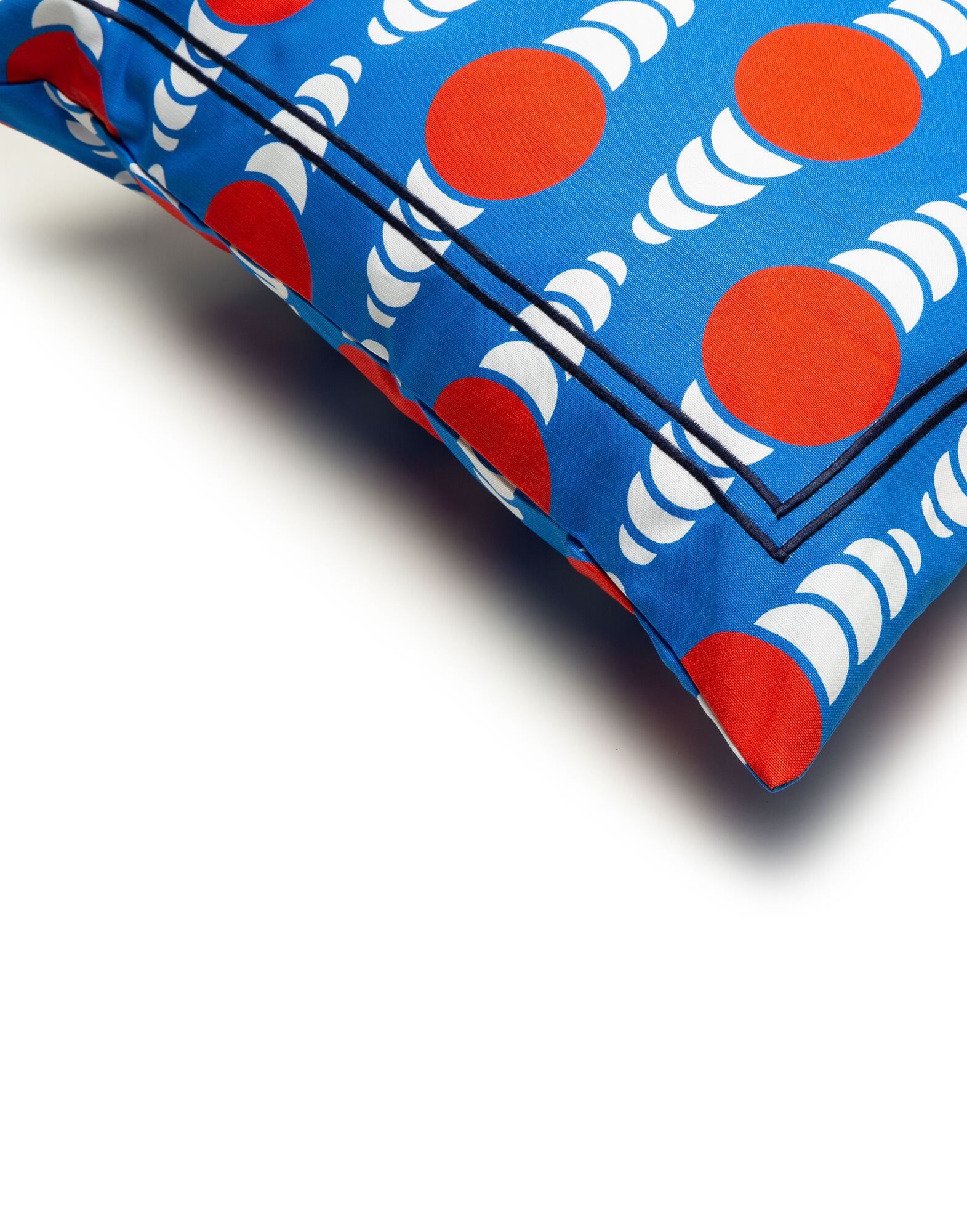 La DoubleJ Cushion Cover Lava Lamp Blu CUS0001COT011LAV0003