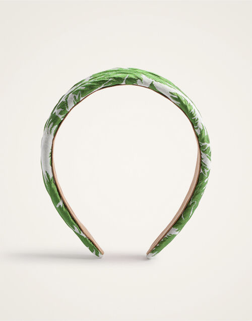 La DoubleJ Flat Headband Tropicana White HEB0023JCQ112TRC03WH01