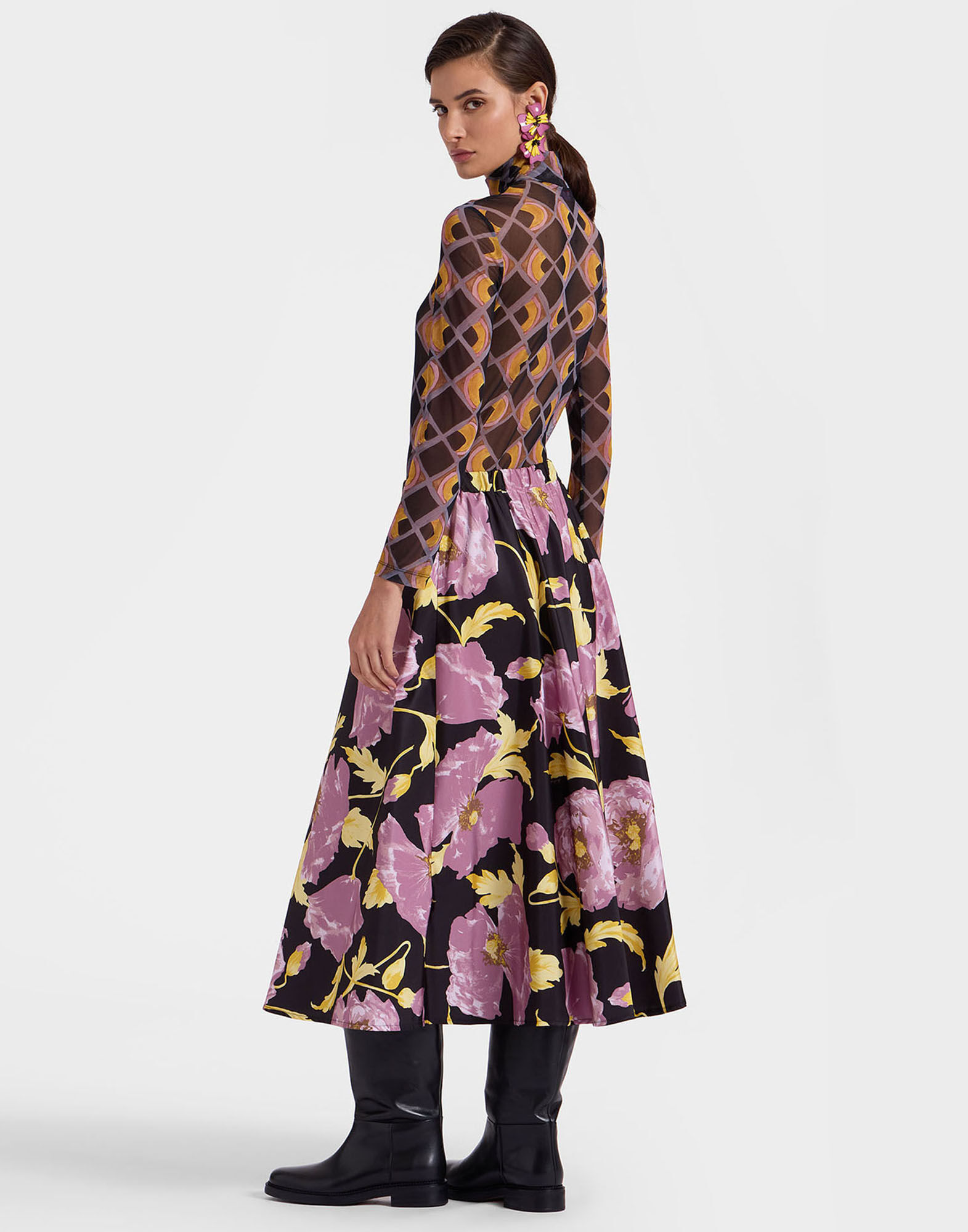 La DoubleJ Drawstring Skirt Sylph Black SKI0098FAI004SYL01BL01