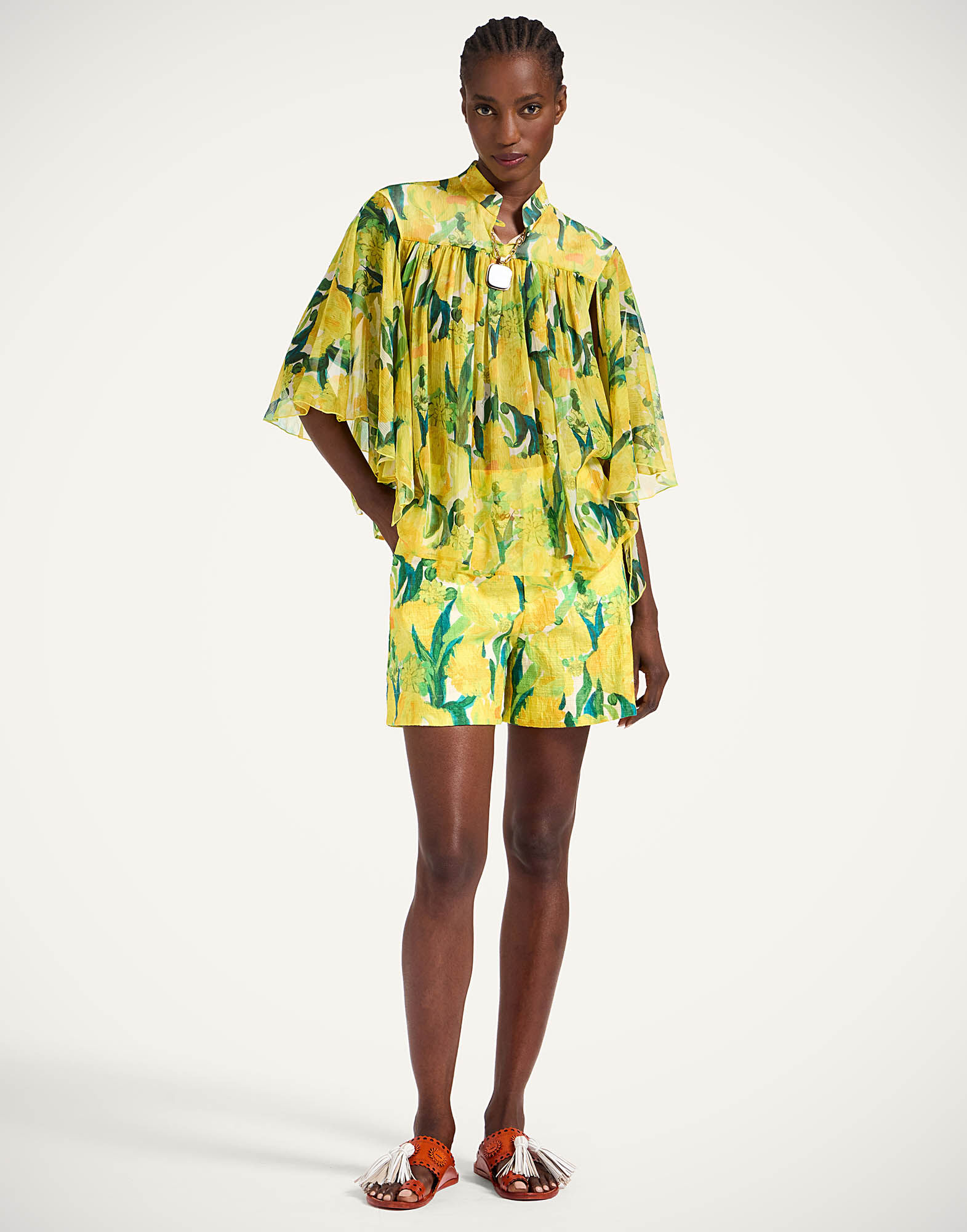 La DoubleJ Good Butt Shorts Zesty Yellow TRO0010COT005ZES01YE02