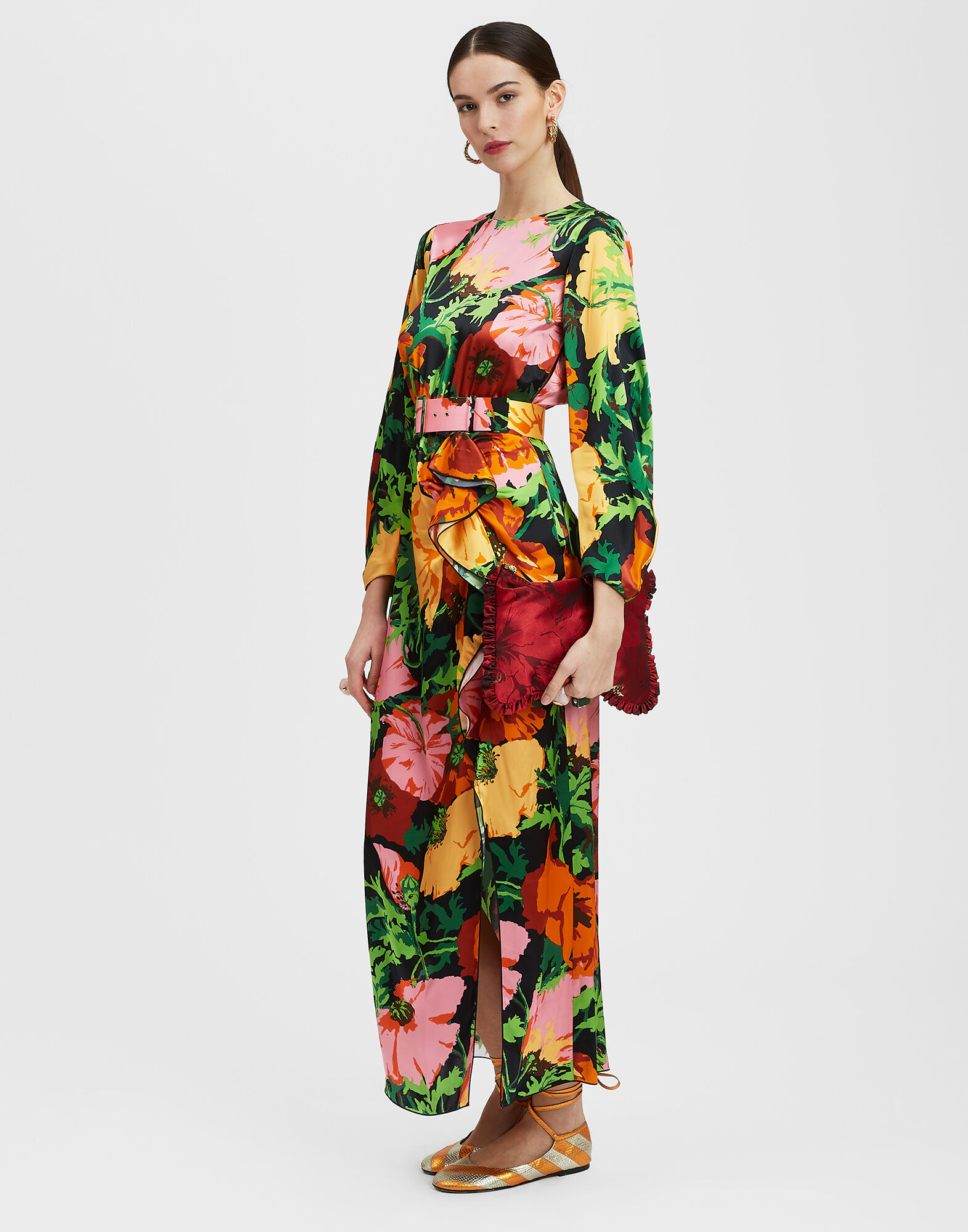 La DoubleJ Penny Dress Wonderland Black DRE0631VIS012WON01BL01