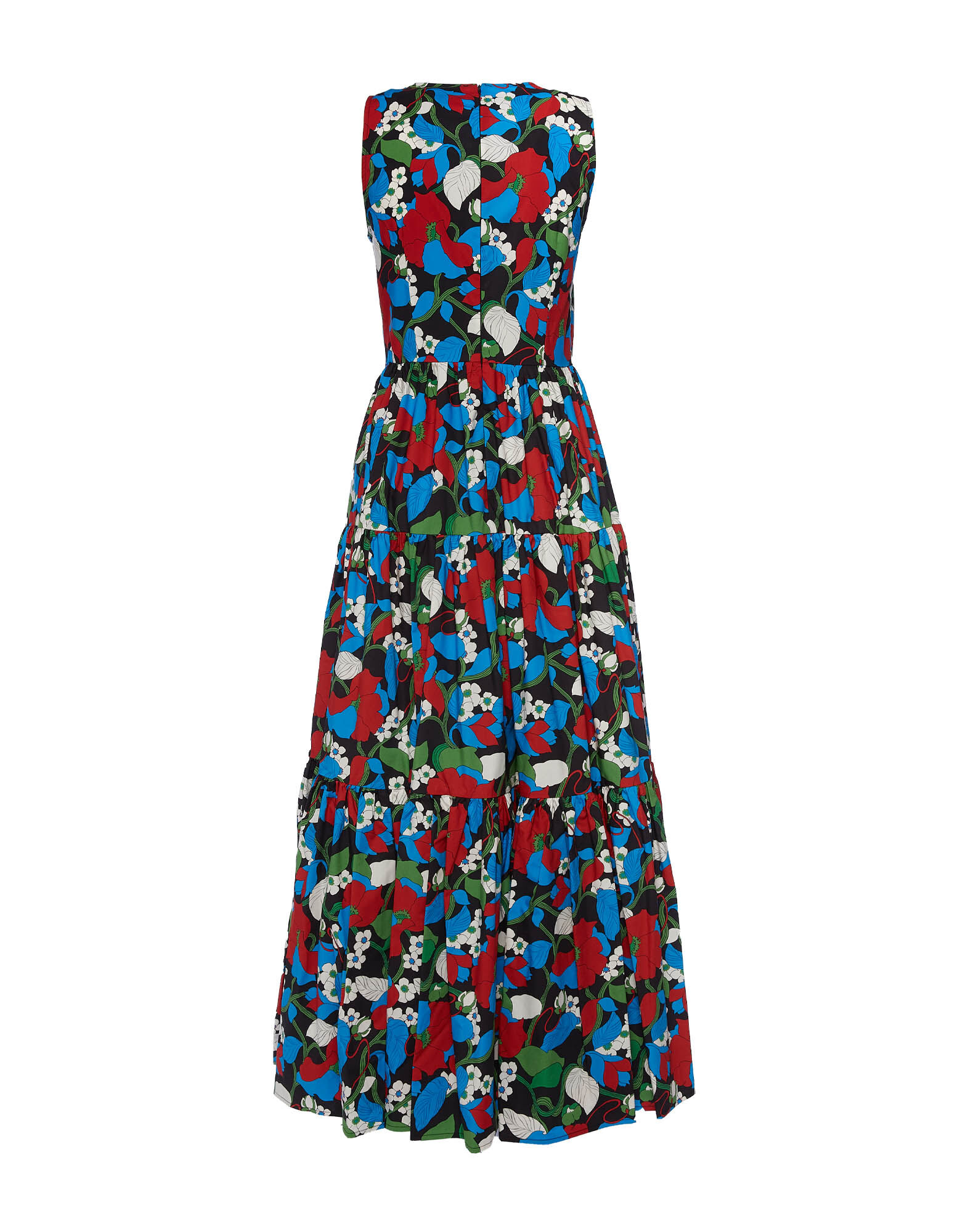 La DoubleJ Sleeveless Big Dress Vines Black DRE0185COT001VIN0004