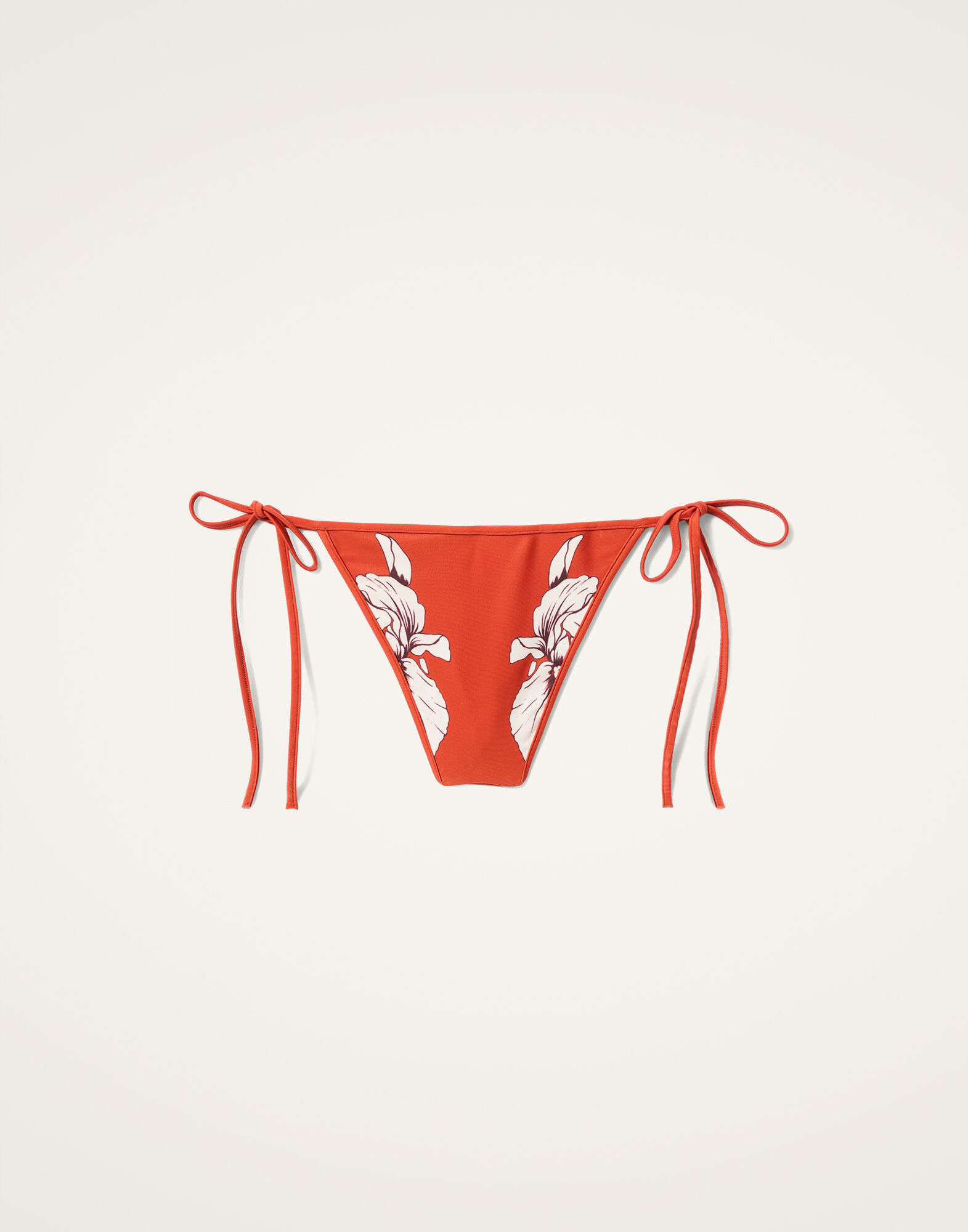 La DoubleJ String Bikini Bottom Iris Plac&eacute;e Dark Orange SWI0090LYC003IRS07OR03