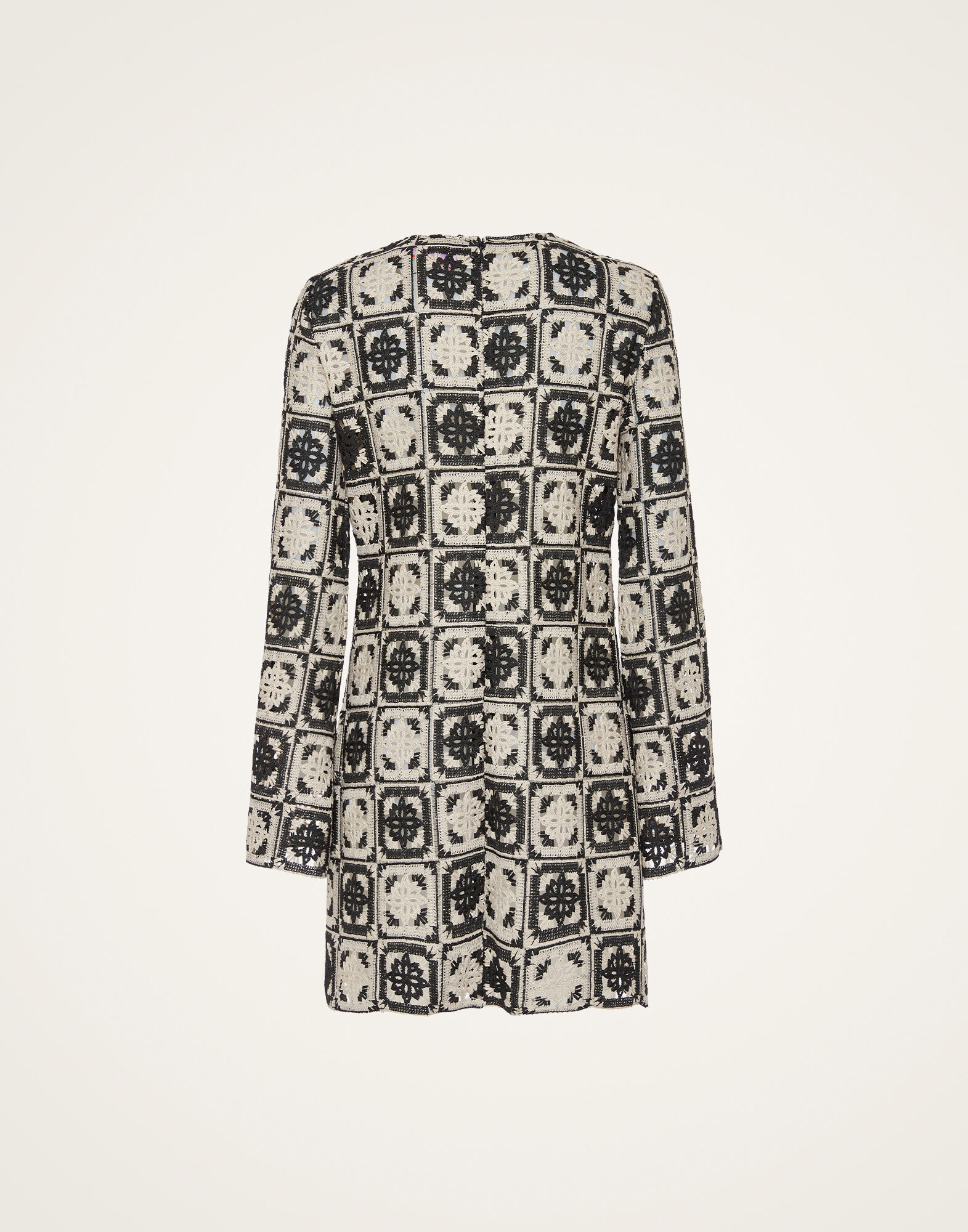 La DoubleJ Mini Supreme Swing Dress Mini Tiles Black DRE0652JCQ077MIT01BL01