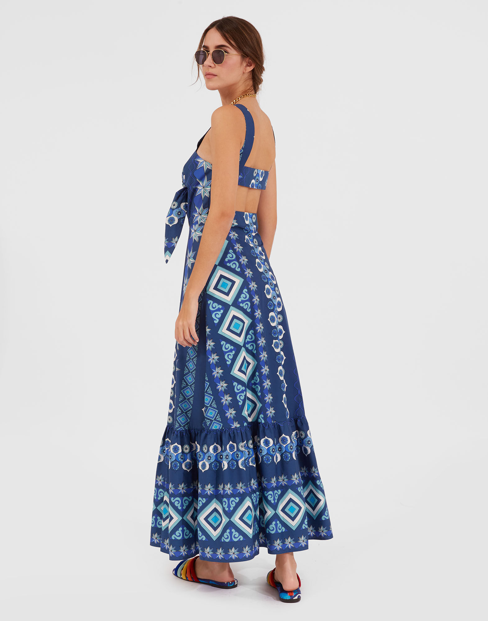 La DoubleJ Peek-A-Boo Party Dress Costiera DRE0488COT039COS01BU03