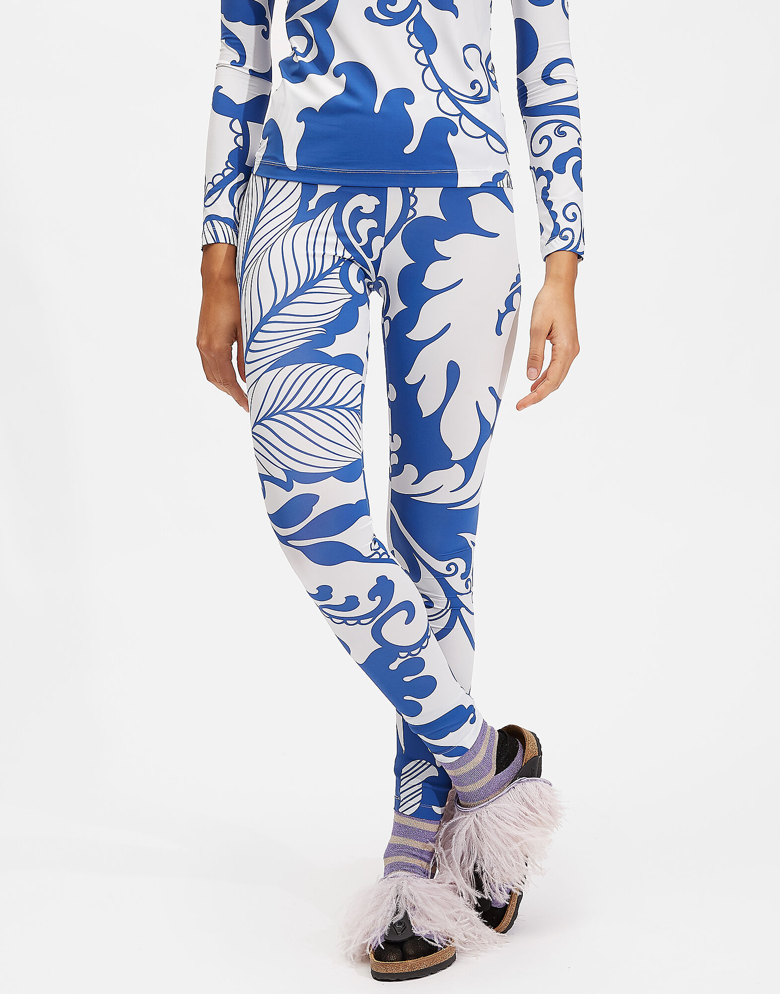 LaDoubleJ Leggings Marea Blu TRO0013JER005MRE0002