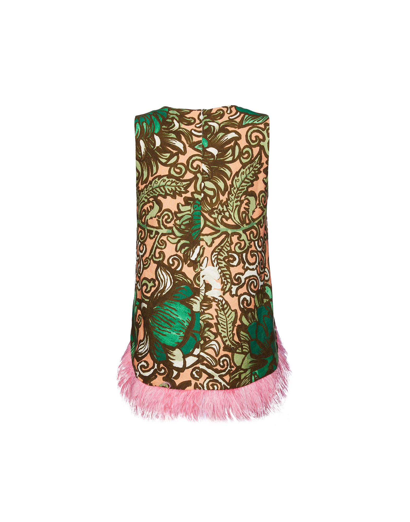 La DoubleJ La Scala Top (With Feathers) Anemone Pink TOP0013COT005ANE02GR05