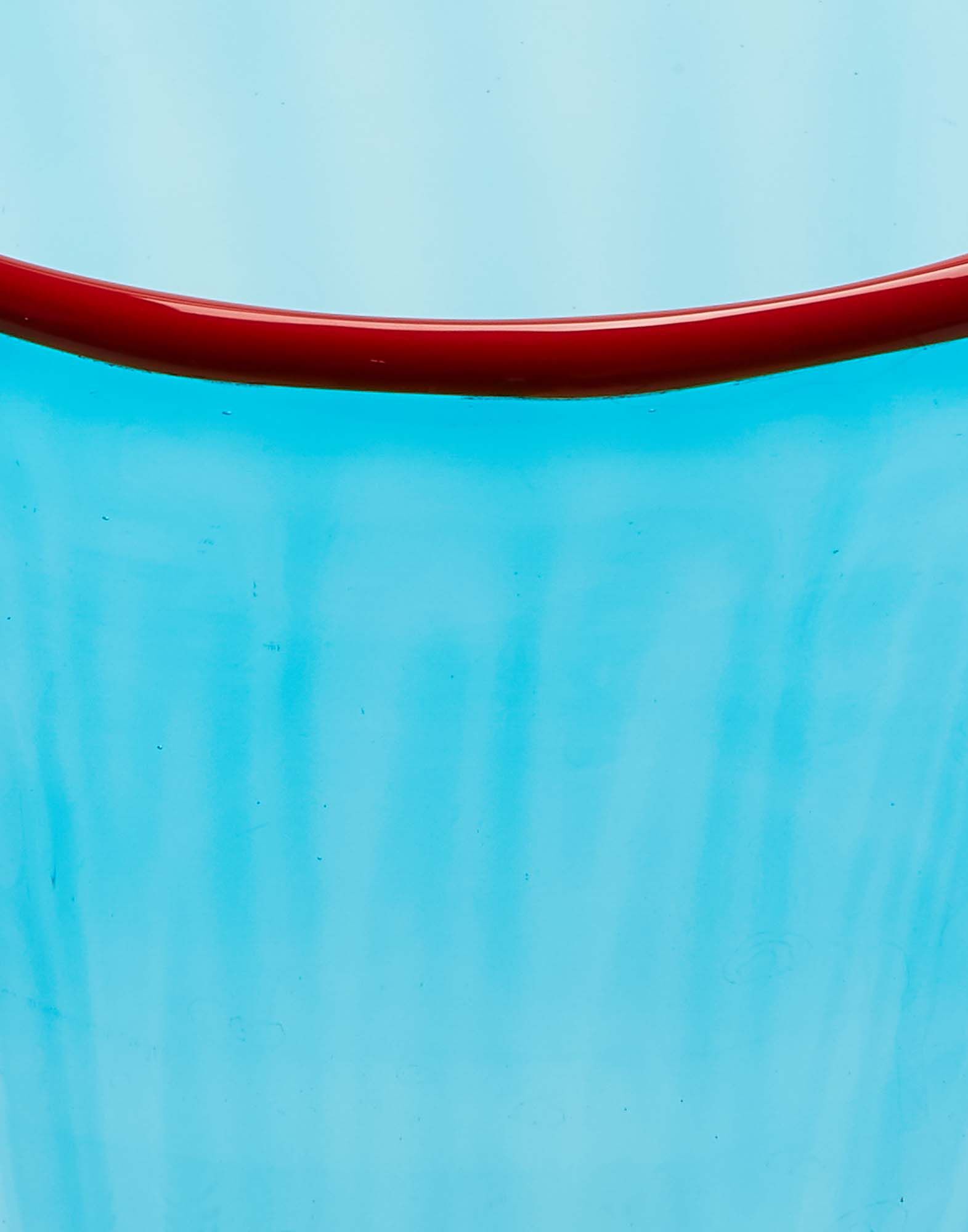 La DoubleJ Rainbow Glass Set of 2 Turquoise GLA0014MUR001TUR0004