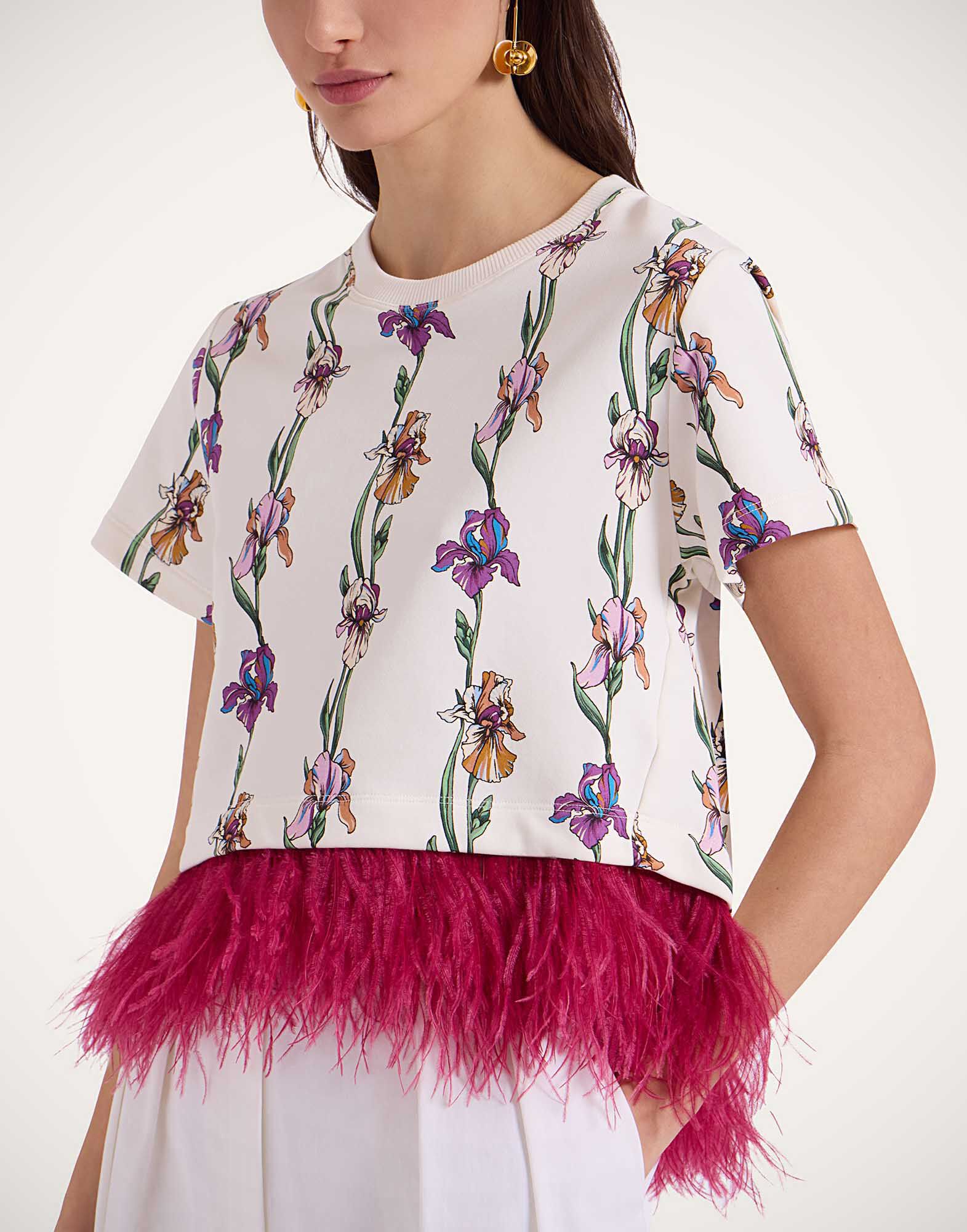 La DoubleJ La Scala Tee Mini Iris Ivory TSH0026JER039IRS02WH04