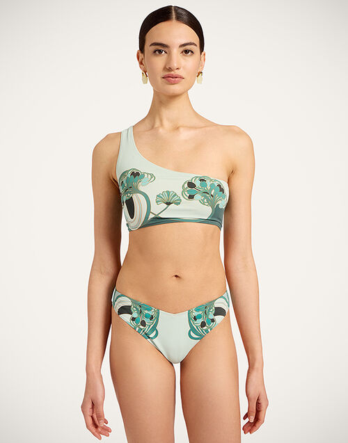 La DoubleJ Goddess Top Blooming Tulip Plac&eacute;e Mint SWI0057LYC006BTU01GR11